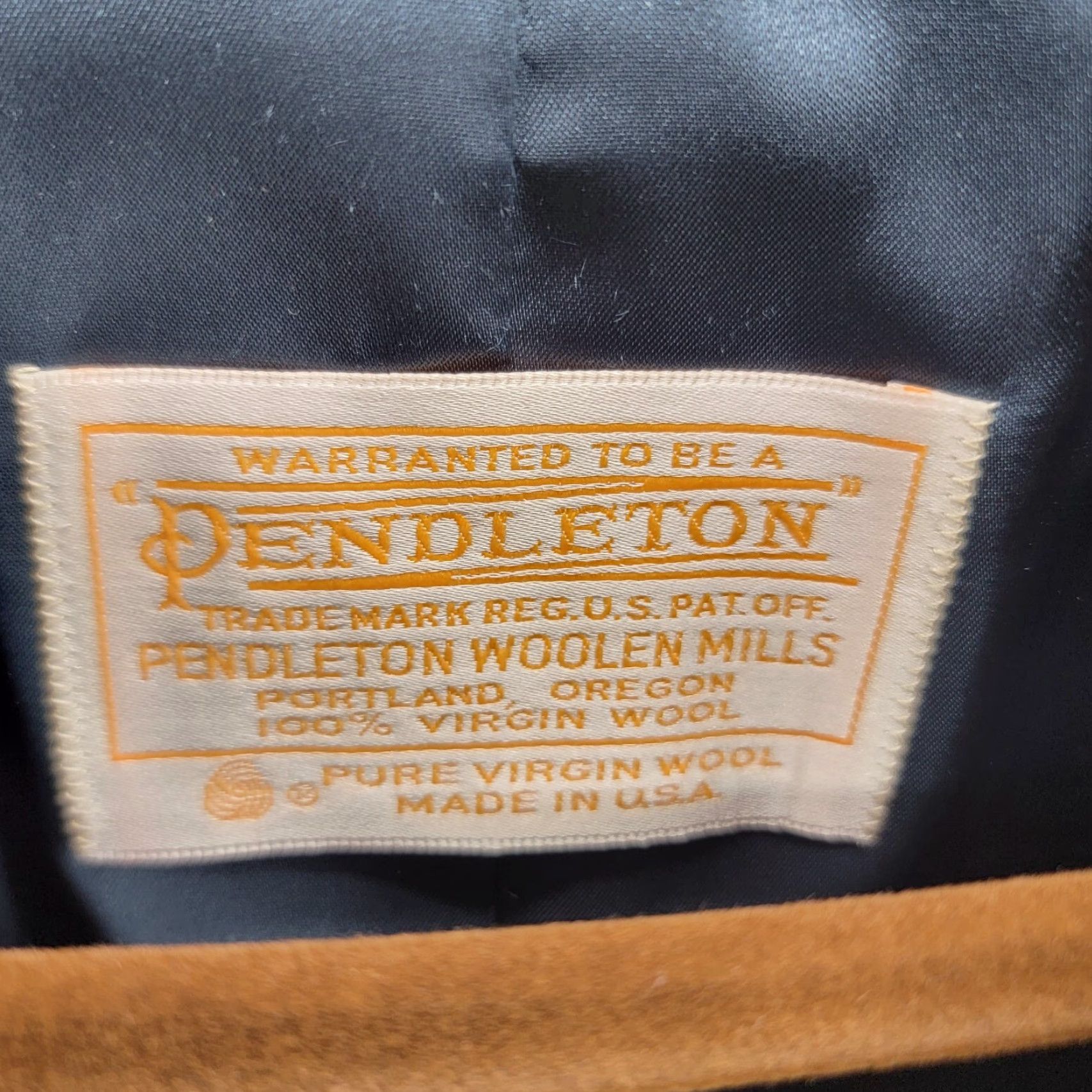 Pendleton PENDLETON Navy Wool Coat Womens 12 Pea Coat Jacket Blazer USA Made Vintage Wool Coat Size XL / US 12-14 / IT 48-50 - 2 Thumbnail