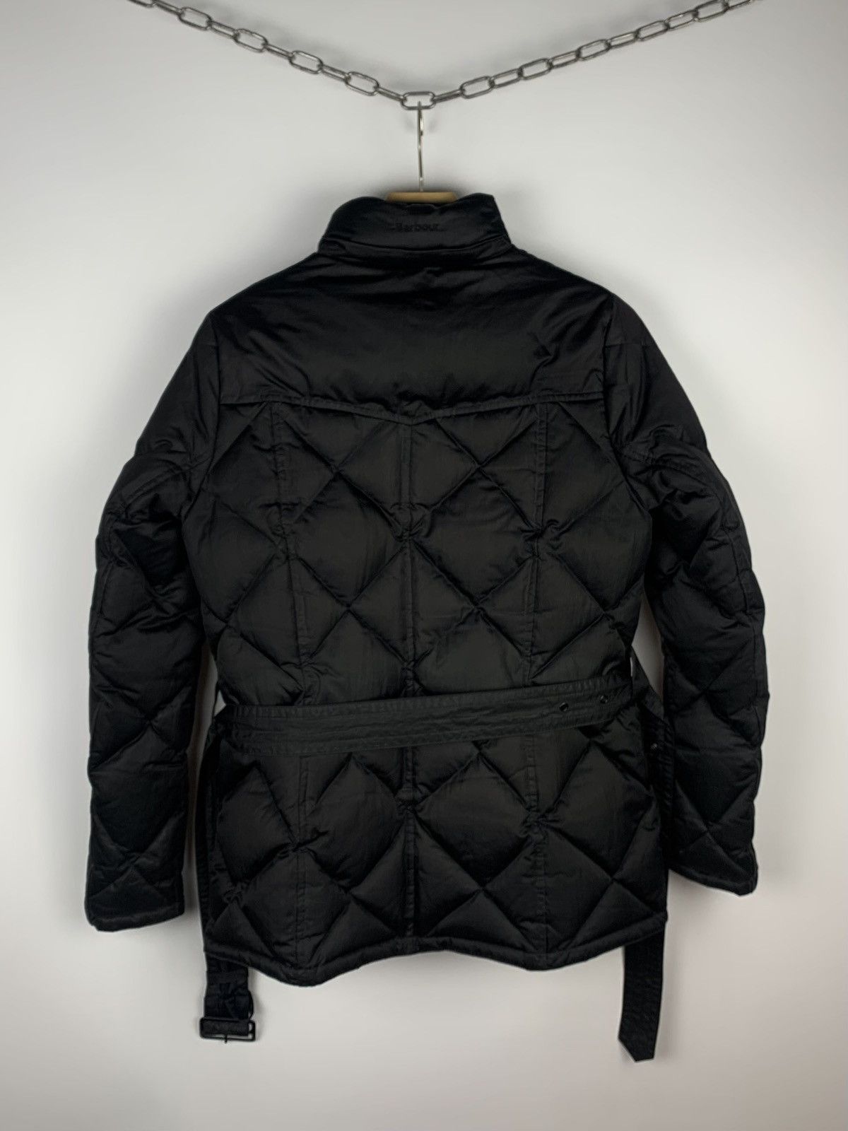 Barbour Vintage Barbour Nation Down Jacket Women’s Size UK 10 Black Size M / US 6-8 / IT 42-44 - 11 Thumbnail
