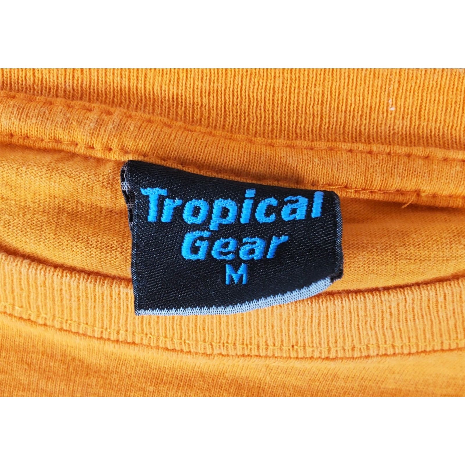 Vintage Tropical Gear Shirt Womens Medium Orange Beach Short Sleeve Size M / US 6-8 / IT 42-44 - 5 Thumbnail
