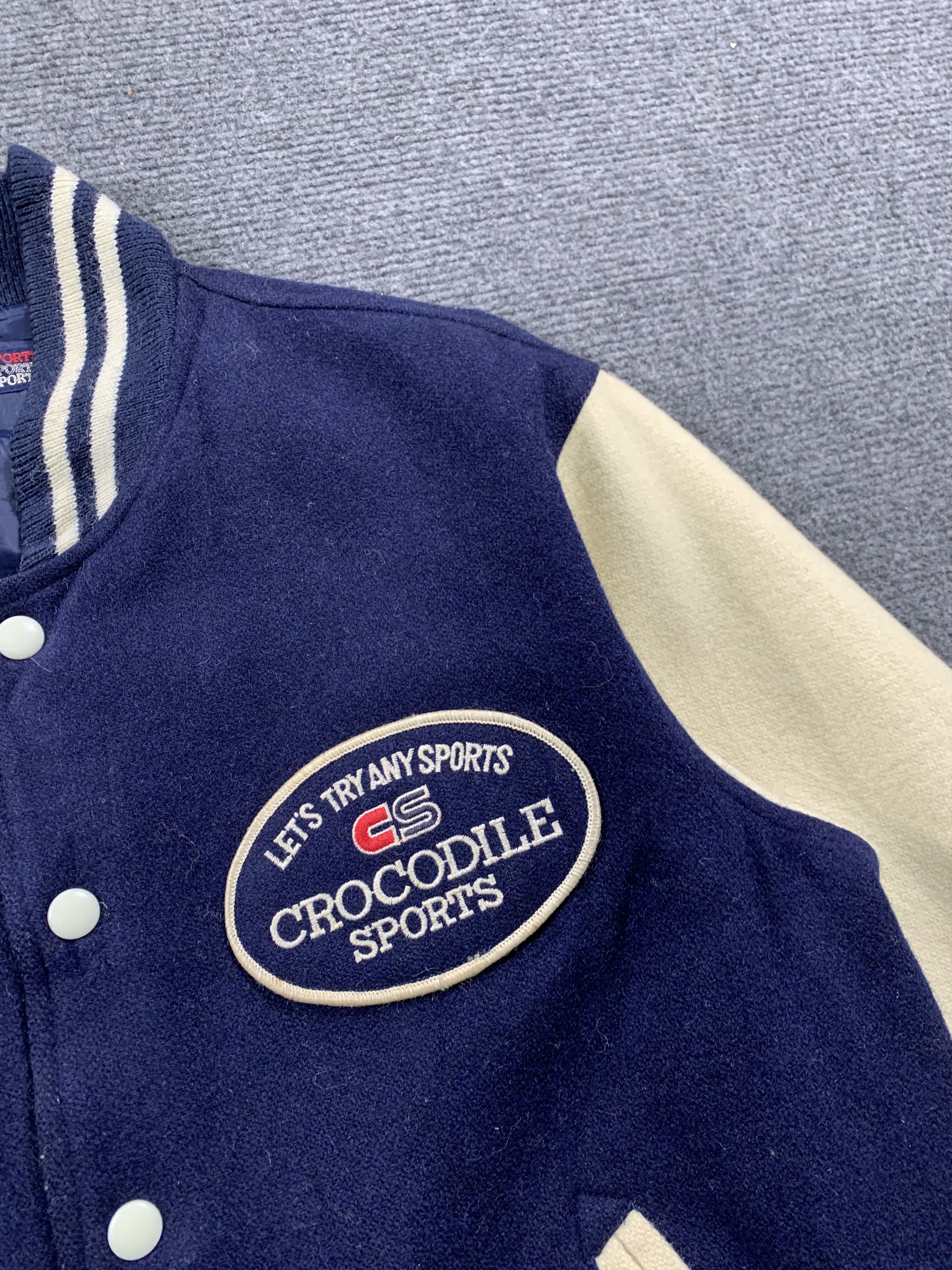 Japanese Brand Vintage Crocodile Varsity Jacket Size US M / EU 48-50 / 2 - 7 Thumbnail