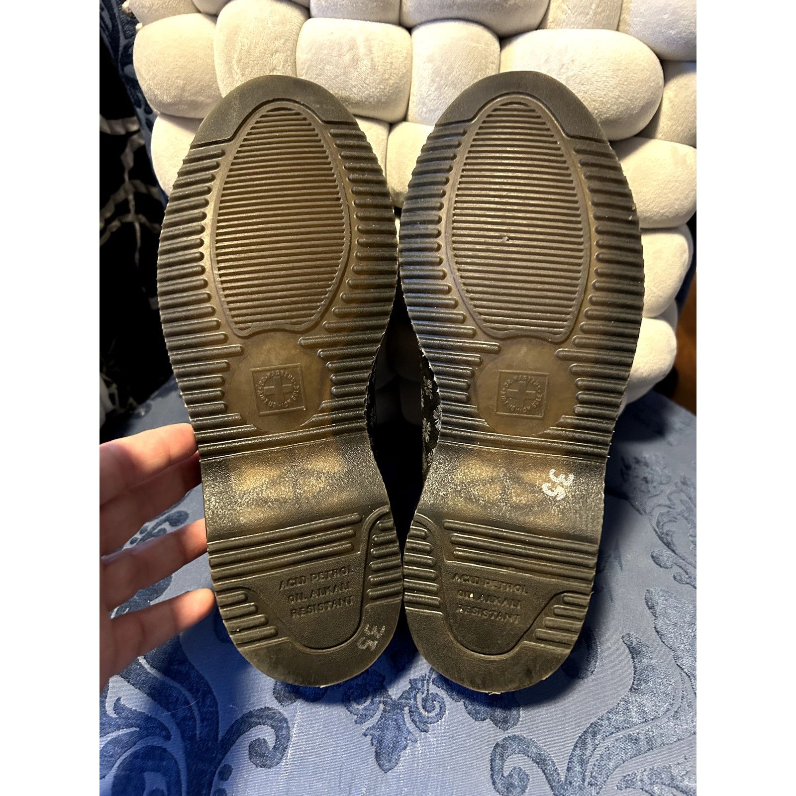 Dr. Martens Dr Martens Briar Black & White Brocade Oxfords size 7/EU 38 Size US 7 / IT 37 - 6 Thumbnail