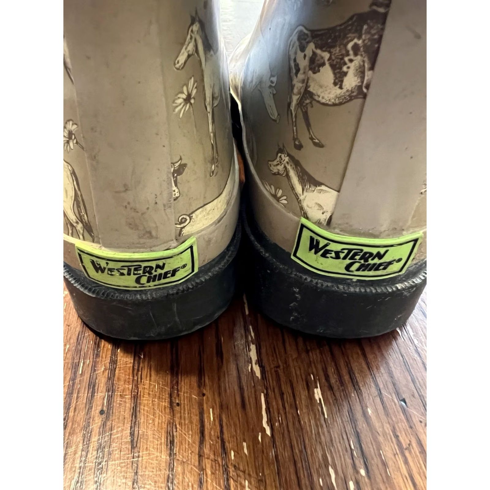 Vintage VINTAGE? No. Western Chief Women’s Farm Animal Themed Rain Boots Size 6 Size US 6 / IT 36 - 4 Thumbnail