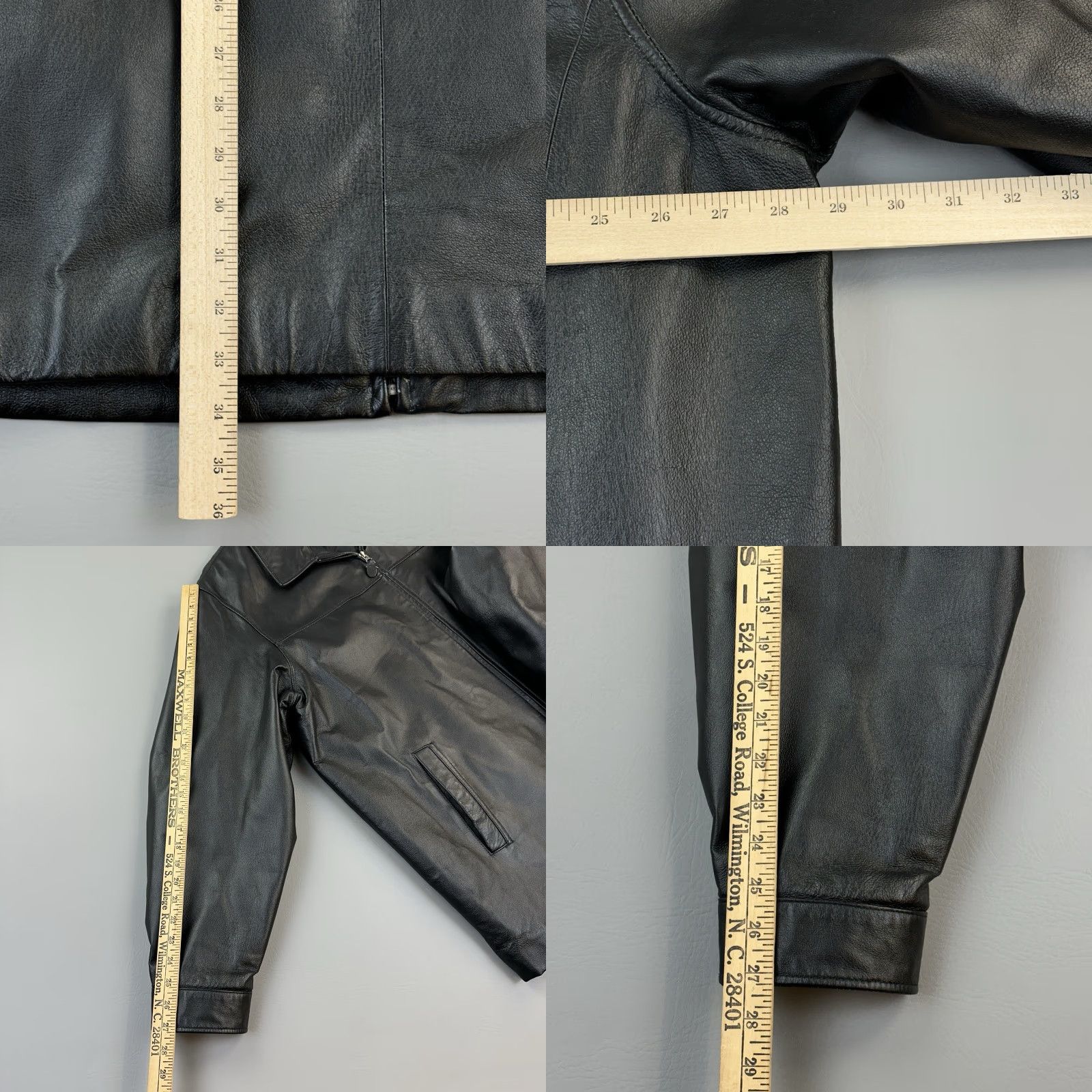 Vintage VINTAGE St. Johns Bay Jacket Mens 2XLT Black Genuine Leather Quilt Lined Bomber Jacket Size US XXL / EU 58 / 5 - 9 Thumbnail