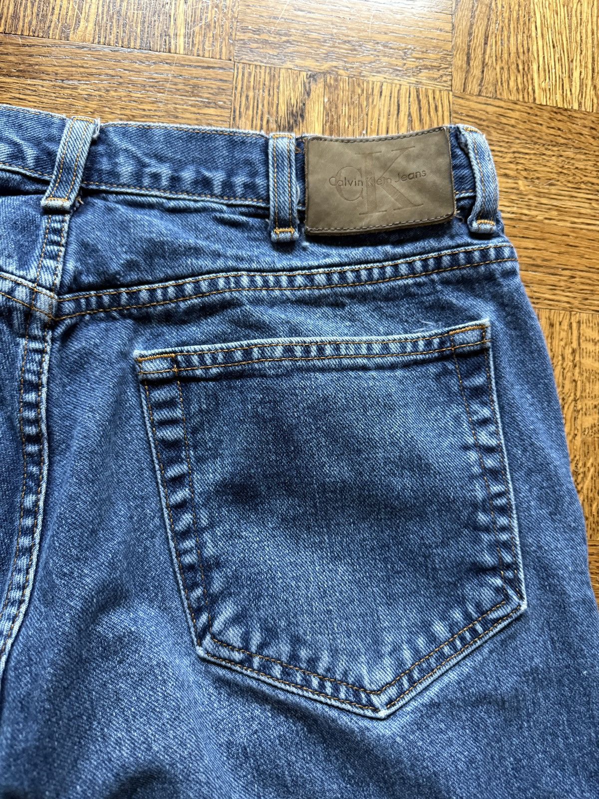 Calvin Klein Vintage 90s Calvin Klein Denim Jeans Size US 36 / EU 52 - 6 Thumbnail