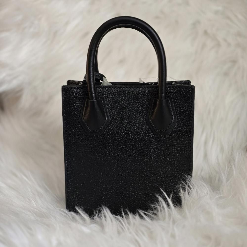 Michael Kors Mercer Extra-Small Pebbled Leather Crossbody Bag Size ONE SIZE - 4 Thumbnail