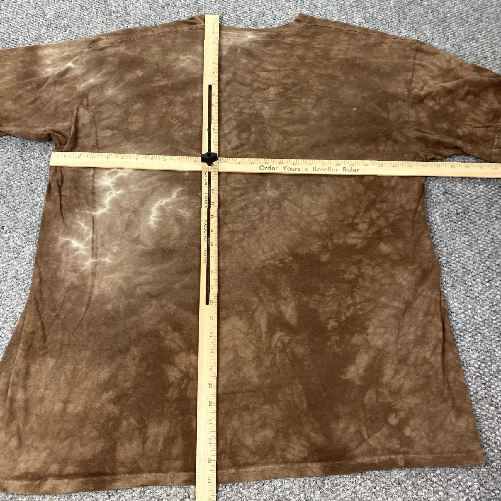 The Mountain The Mountain Shirt Mens 3XL Brown Tie Dye Bald Eagle American Flag Patriotic USA Size US XXL / EU 58 / 5 - 5 Thumbnail