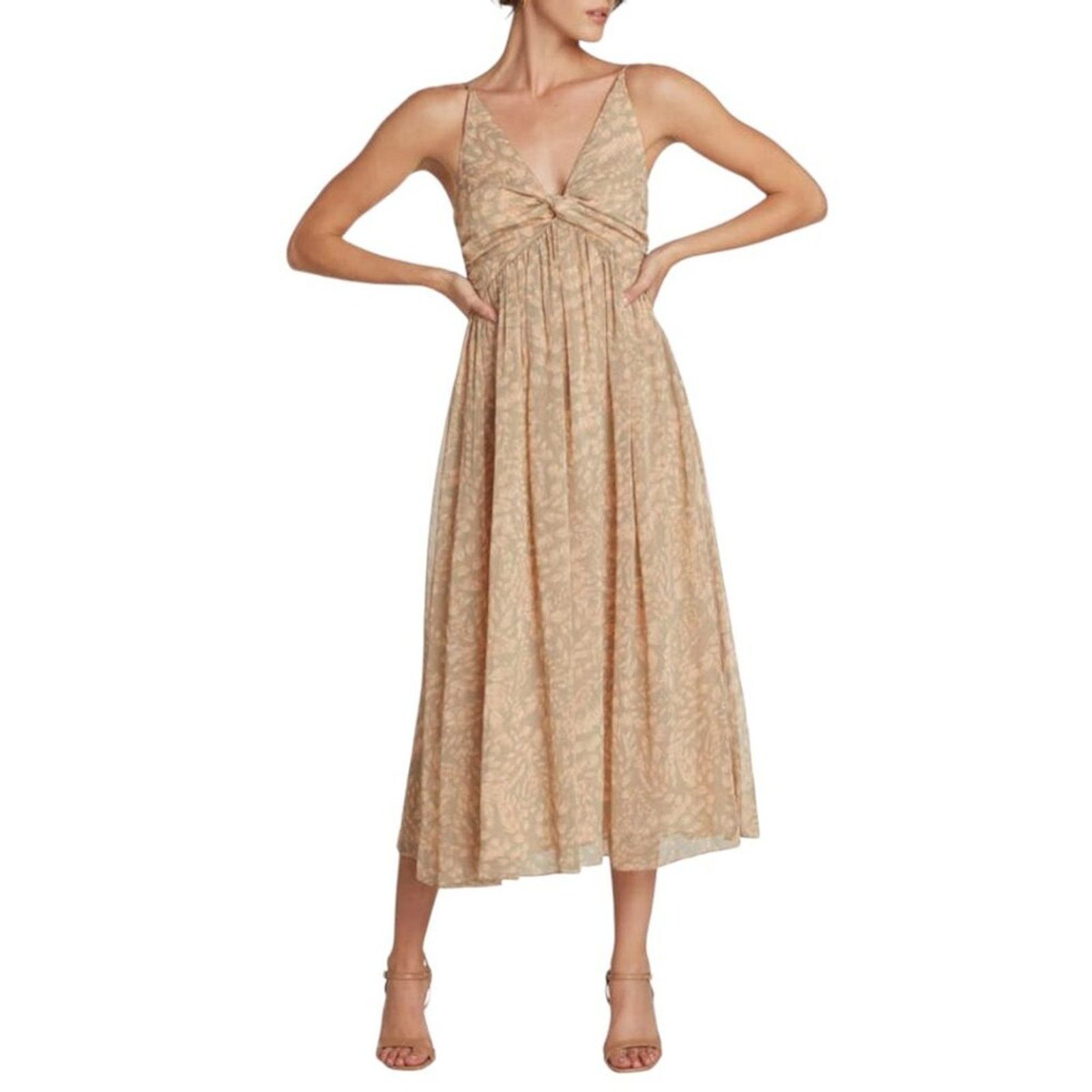wayf desi bustier midi dress WAYF Dresses