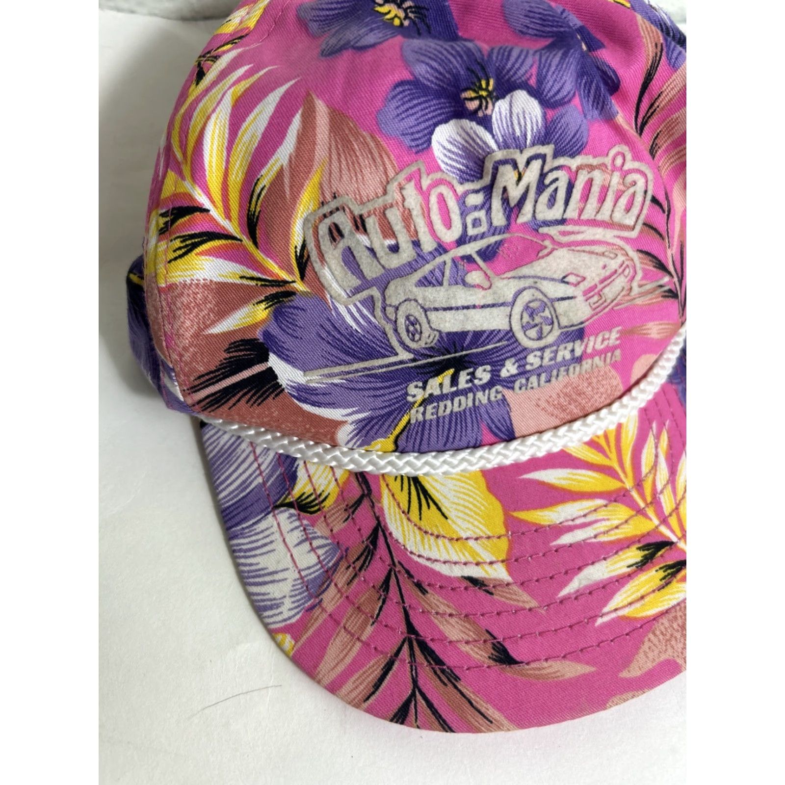 Pinko Vintage San Sun Snapback Hat Floral Pink Hawaiian Men's One Size User: Vintage San Sun Snapback Hat Floral Pink Hawaiian Men's One Size Size ONE SIZE - 2 Thumbnail