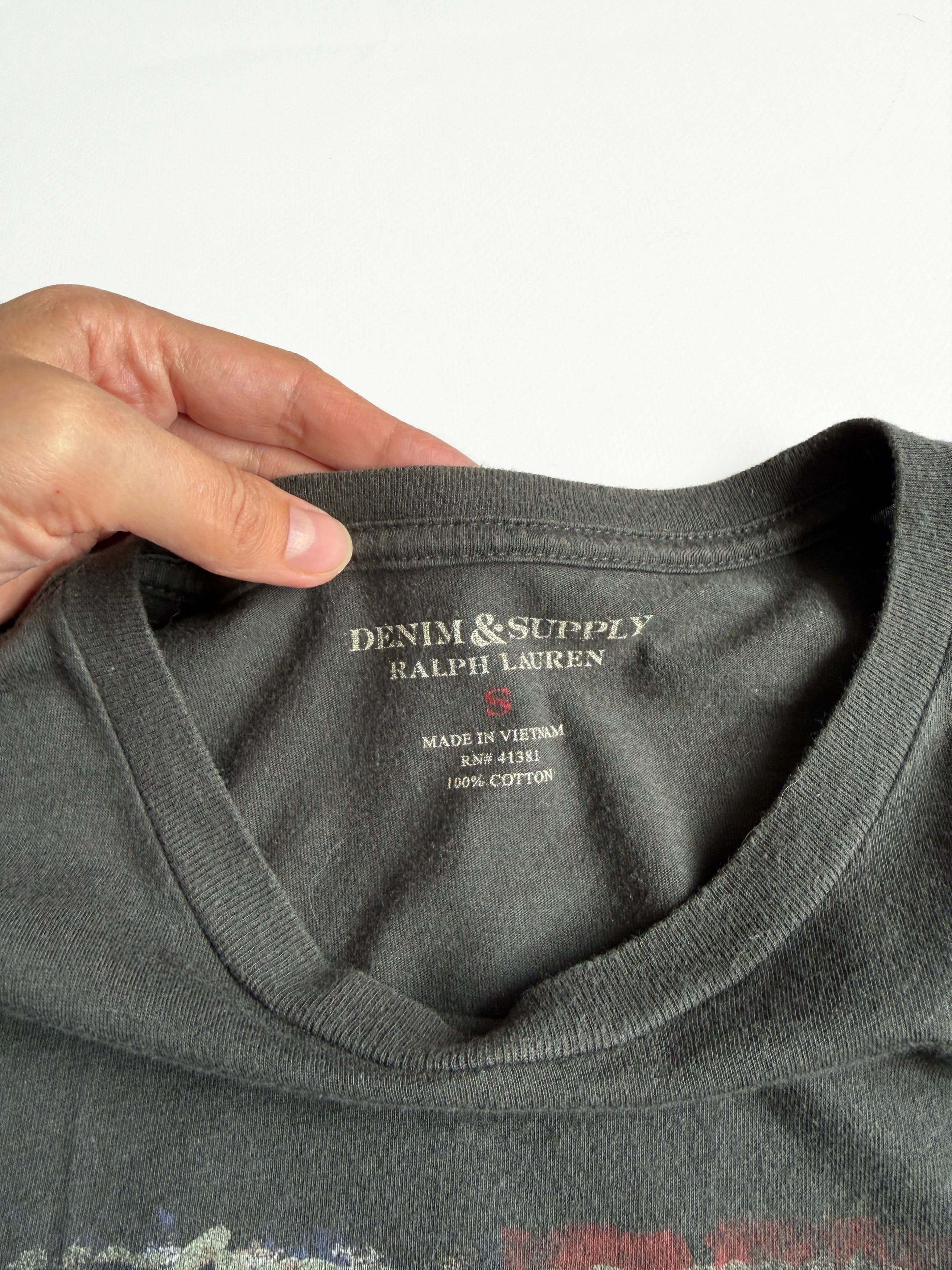 Denim & Supply Ralph Lauren Denim & Supply Ralph Lauren Distressed USA Flag T-Shirt Size US S / EU 44-46 / 1 - 2 Thumbnail