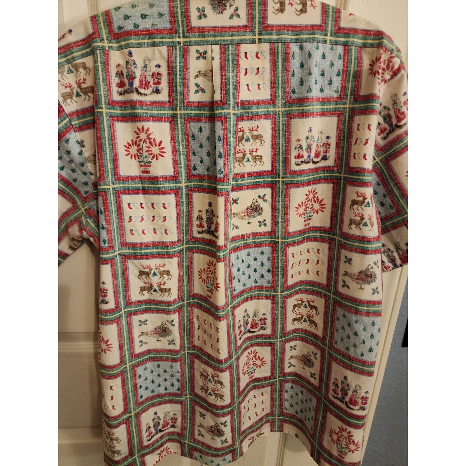 Reyn Spooner Vtg 1980s Reyn Spooner Sz L Mele Kalikimaka Hawaiian Shirt Size US L / EU 52-54 / 3 - 4 Thumbnail