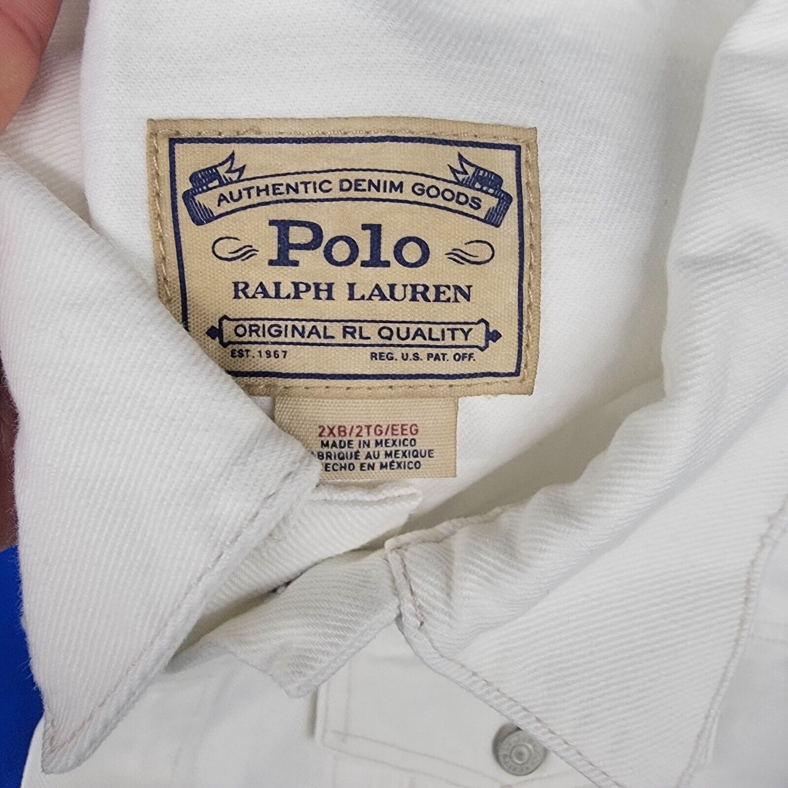 Polo Ralph Lauren Polo Ralph Lauren Circle P Patch Denim Jacket size Big 2X Size US XXL / EU 58 / 5 - 13 Thumbnail