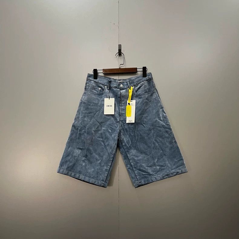 Dior Dior Co-branded blue fleece to make old shorts 2502-Nextarr Size US 29 - 1 Thumbnail