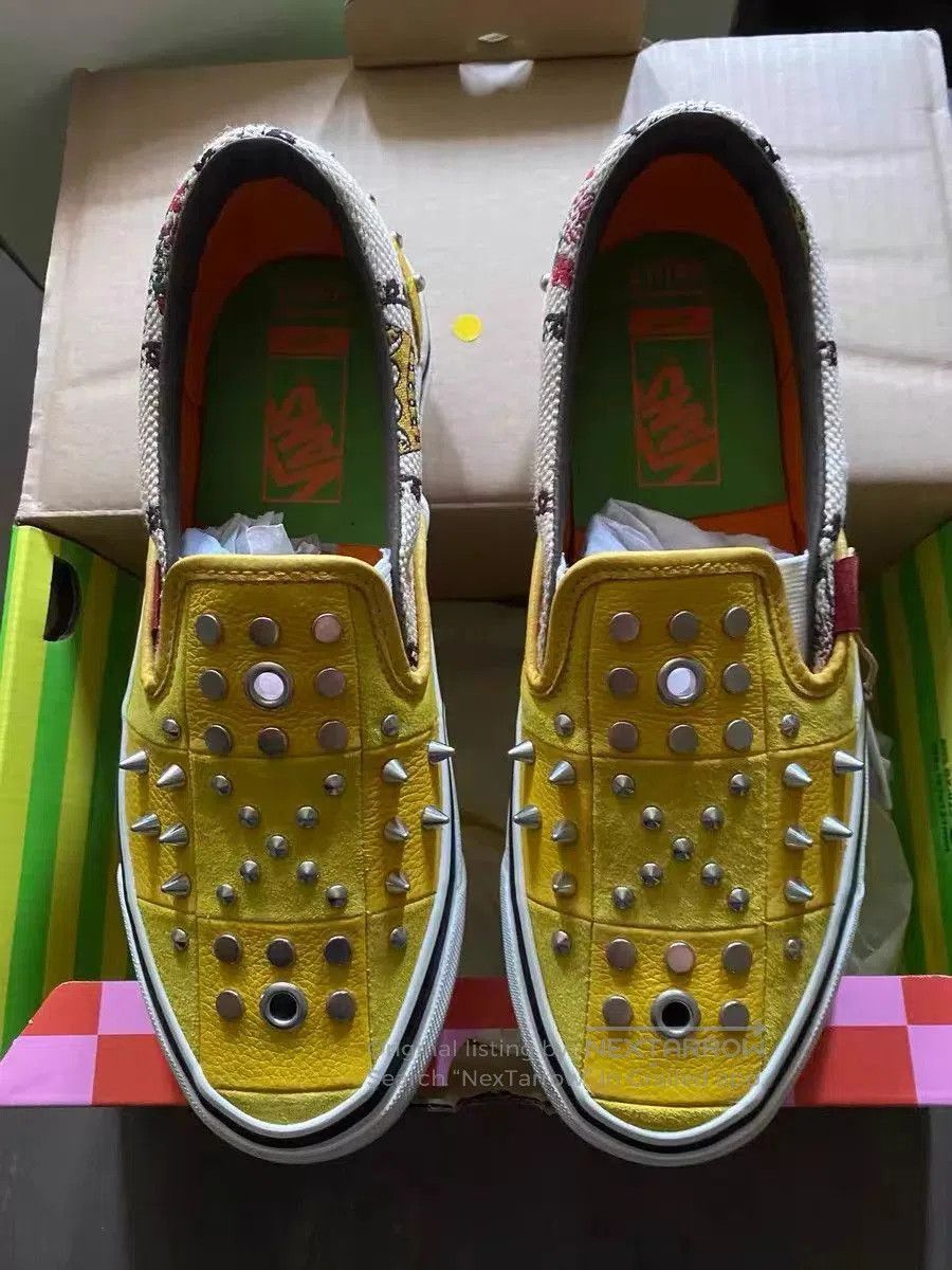 Gucci Yellow Studded Slip. Size US 8 / EU 41 - 1 Thumbnail