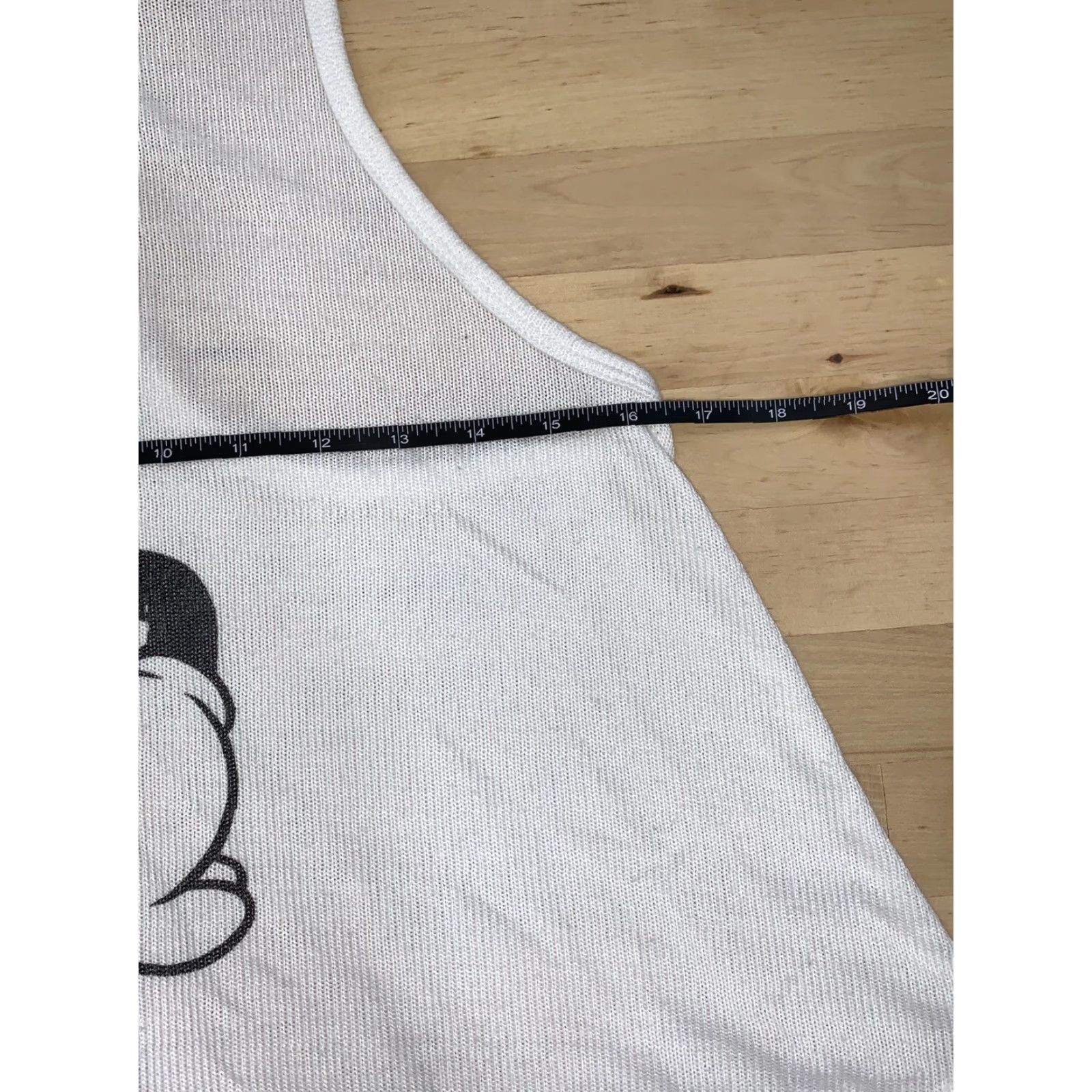 Disney Disney Mickey Mouse Graphic Racerback White Tank Top Women M Size M Photos Size M / US 6-8 / IT 42-44 - 6 Thumbnail