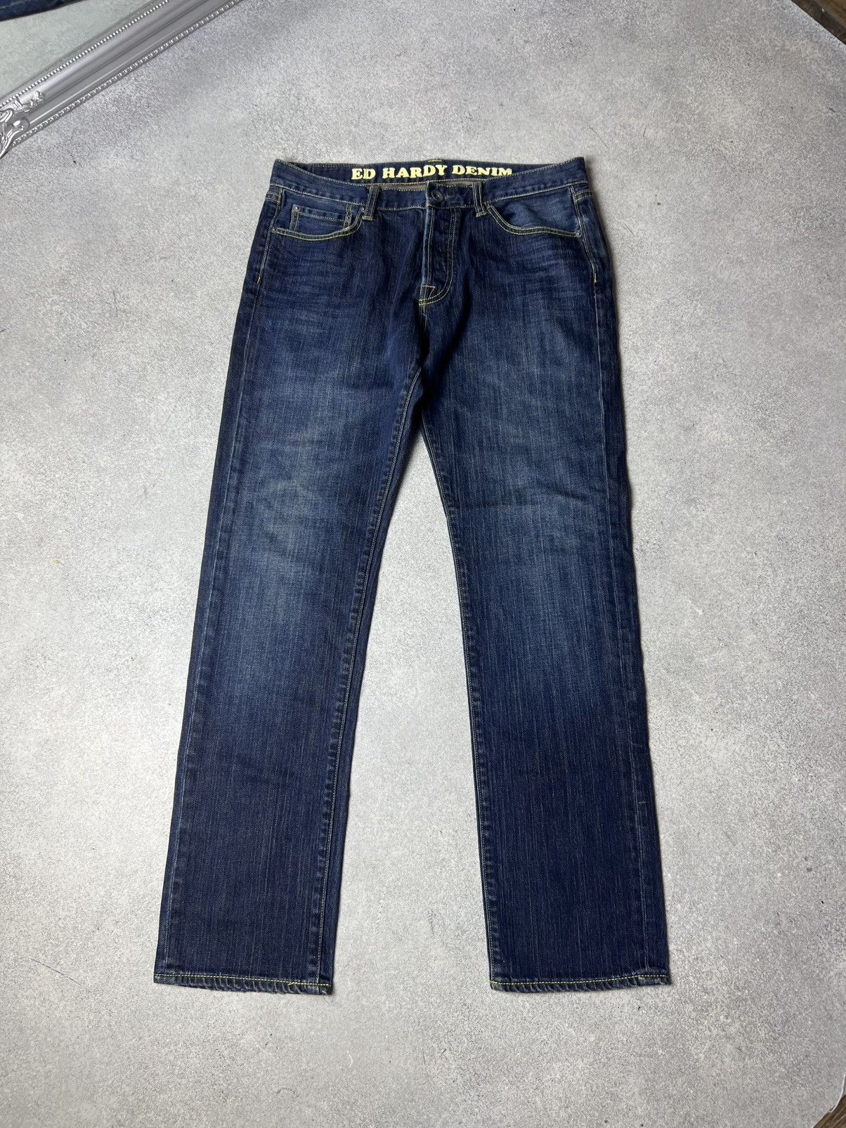 Ed Hardy Ed Hardy Vintage Baggy Denim Jeans size 34 Blue Size US 34 / EU 50 - 6 Thumbnail