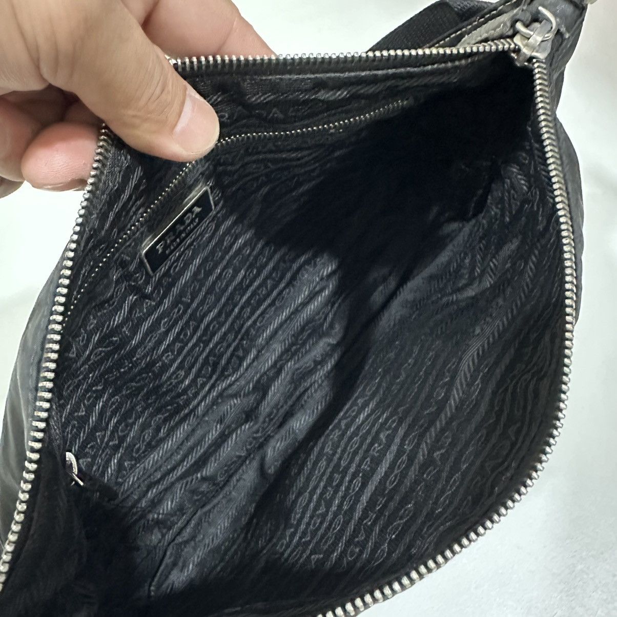Prada ‼️LASTDROP‼️ AUTHENTIC PRADA TESSUTO BAGUETTE SHOULDER BAG Size ONE SIZE - 12 Thumbnail