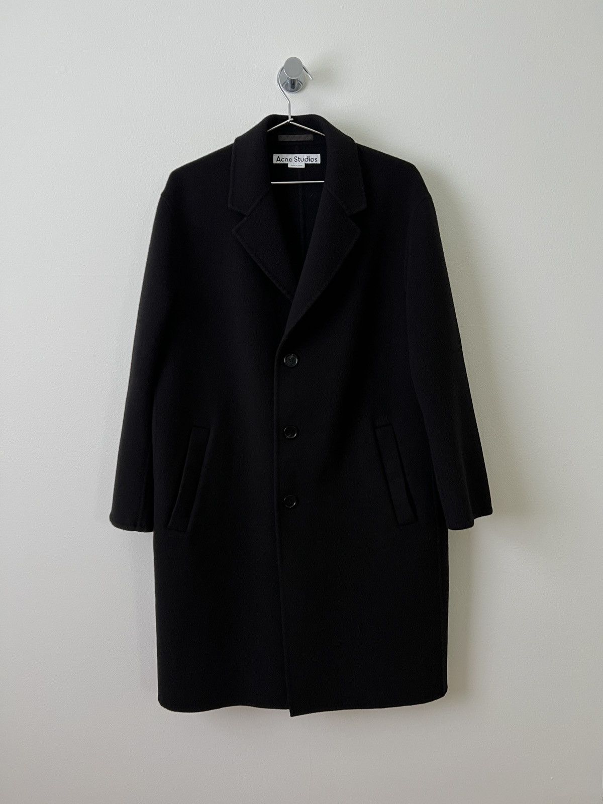 Acne Studios Single Breasted Long Wool Coat Size US M / EU 48-50 / 2 - 2 Thumbnail