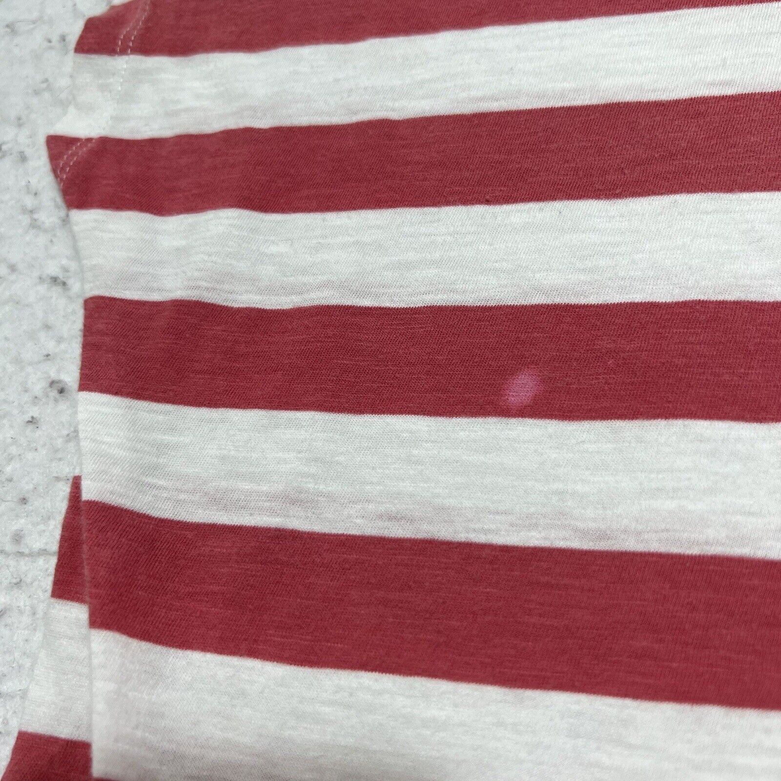Ralph Lauren Ralph Lauren Medium V-Neck T-Shirt Mini Dress Pink Stripe Size M / US 6-8 / IT 42-44 - 5 Thumbnail