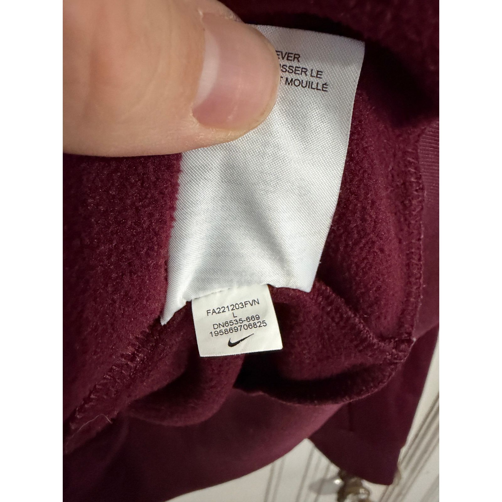 Nike Minnesota Gophers Maroon Nike Therma-Fit Sweatshirt Size L Size US L / EU 52-54 / 3 - 5 Thumbnail