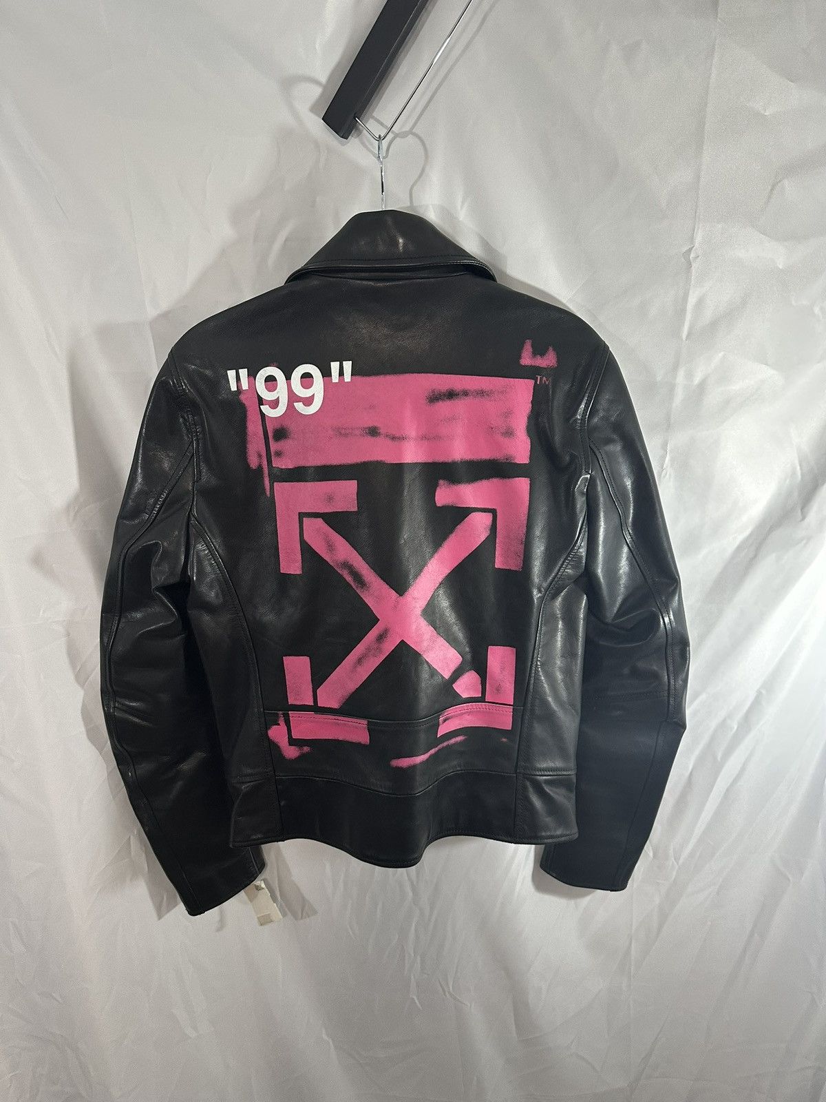 Off-White OFF WHITE LEATHER JACKET Size US S / EU 44-46 / 1 - 9 Thumbnail