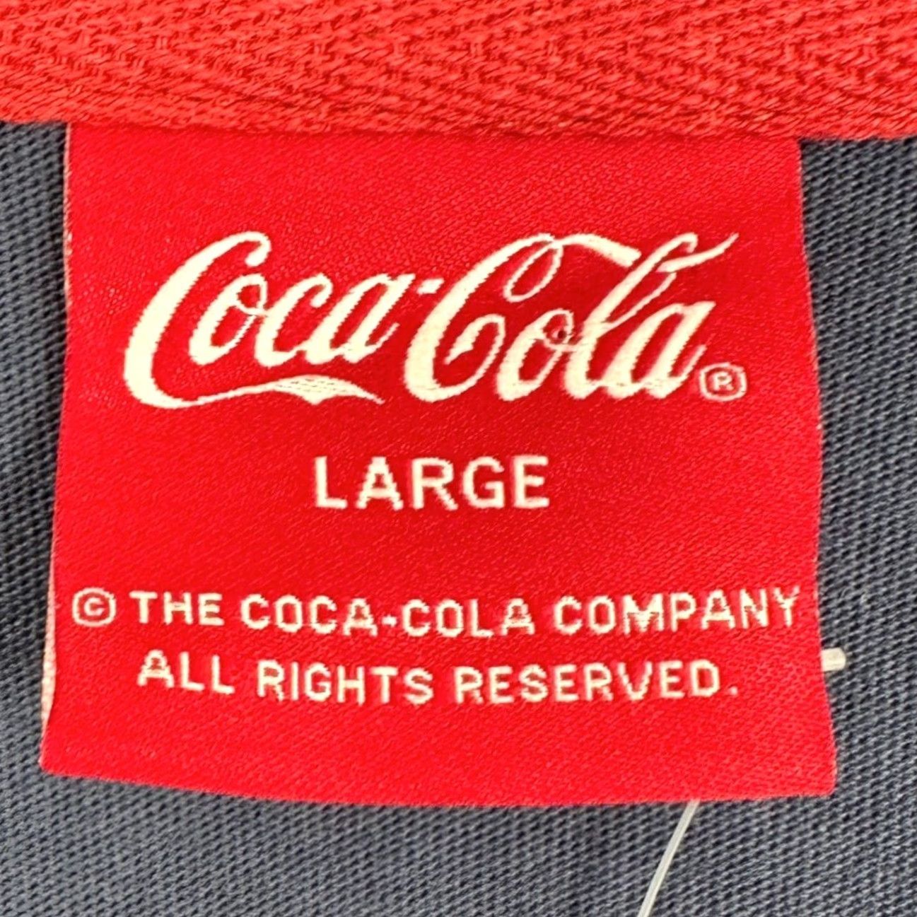 Vintage VINTAGE Coca-Cola T-Shirt Mens L Blue Crewneck Graphic Tee 1886 Heritage Logo Size US L / EU 52-54 / 3 - 4 Thumbnail