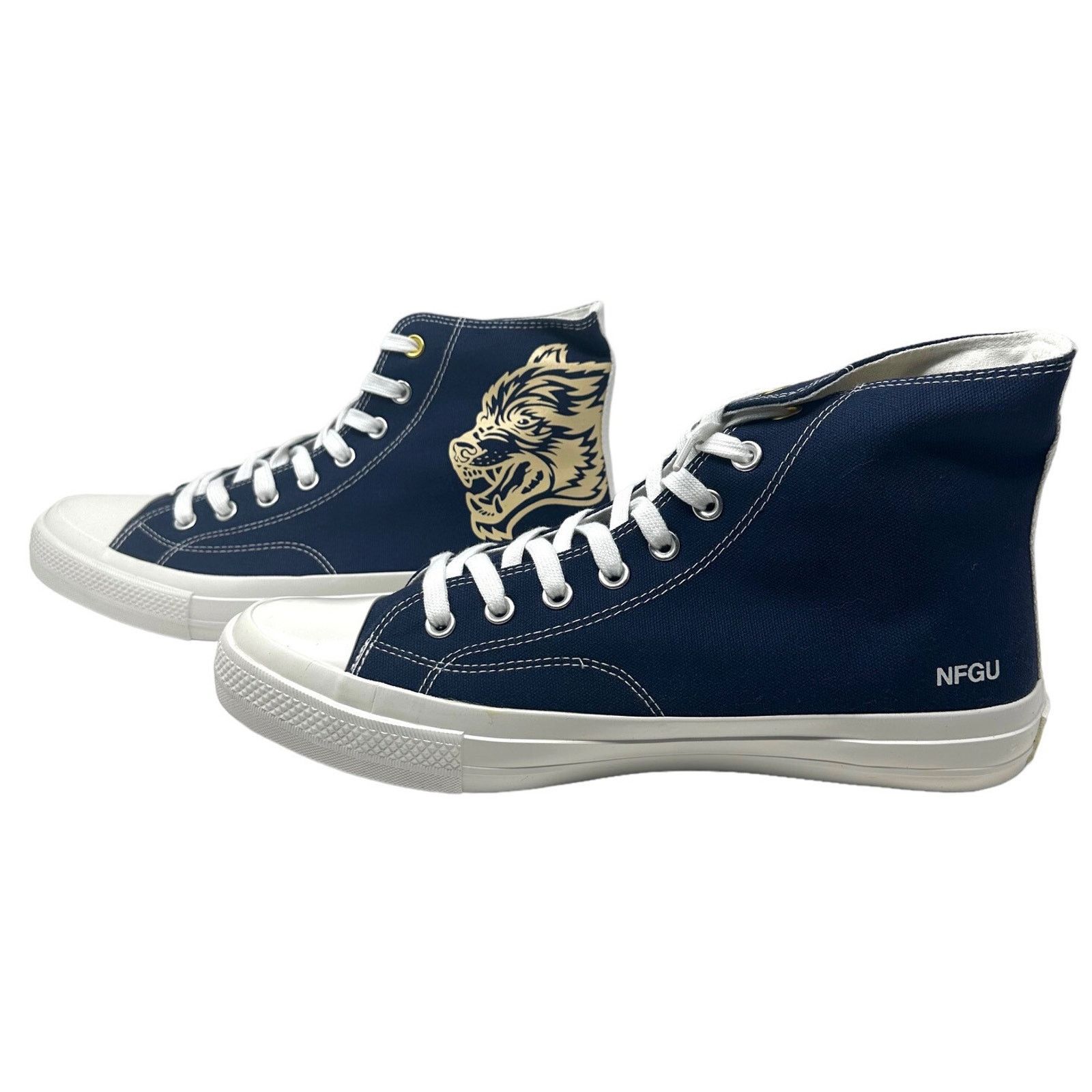 Darc Sport Darc Sport High Top Shoes W1-DIOS Wolves Forever in Navy/Tan Size US 9.5 / EU 42-43 - 3 Thumbnail