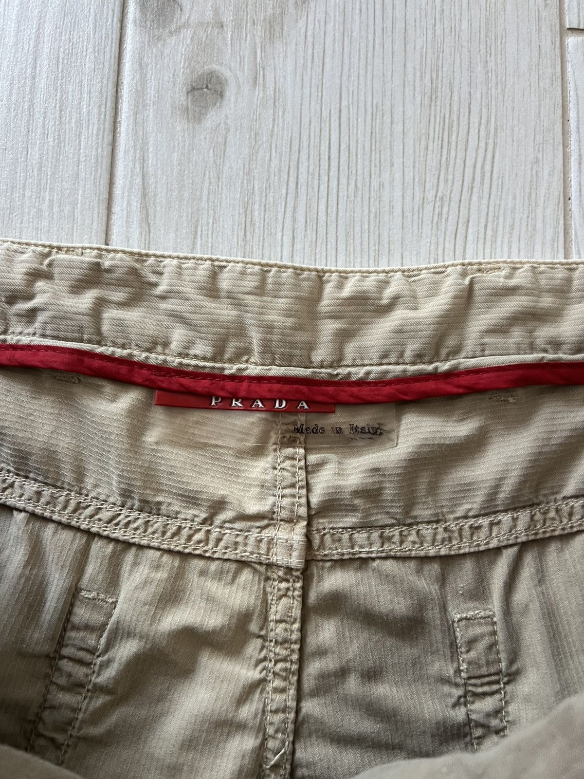 Prada Vintage Prada Pants Cream Beige Street Size US 34 / EU 50 - 9 Thumbnail