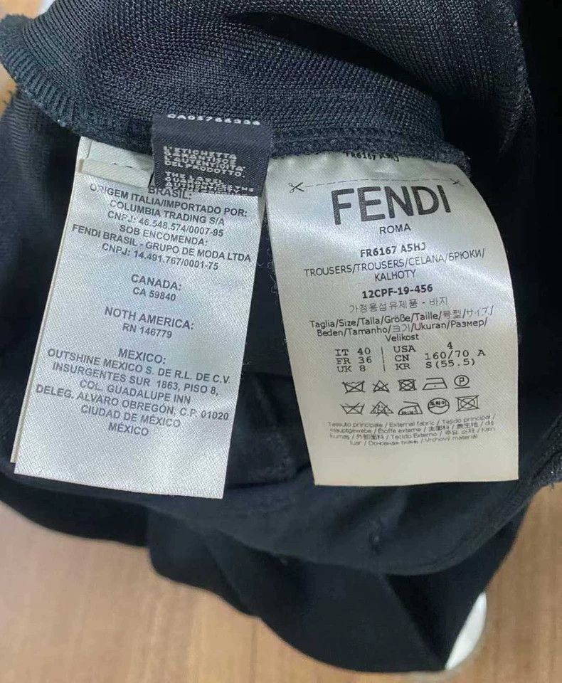 Fendi Fendi Side Printed Long Pants Size US 30 / EU 46 - 5 Thumbnail