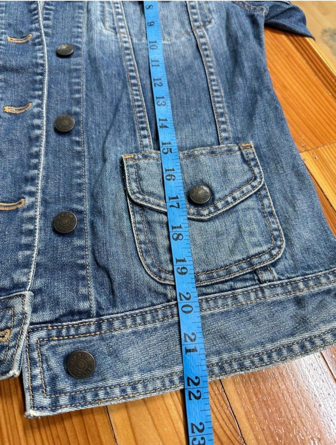 Designer × Marc Jacobs MARC JACOBS DENIM JACKET Size XS / US 0-2 / IT 36-38 - 9 Thumbnail