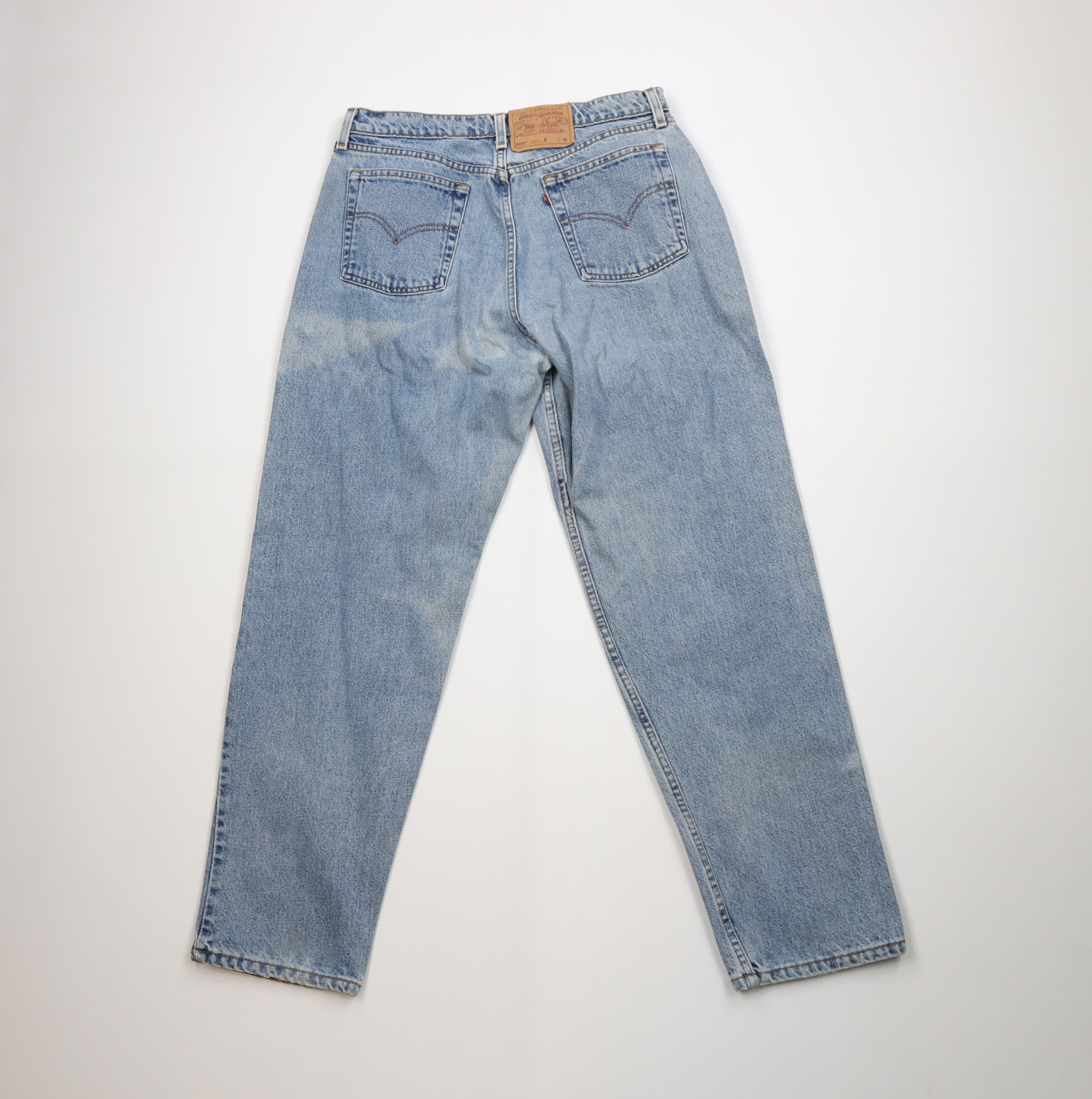 Levi's Vintage 90s Levis 560 Loose Fit Tapered Leg Denim Jeans Size US 32 / EU 48 - 10 Thumbnail