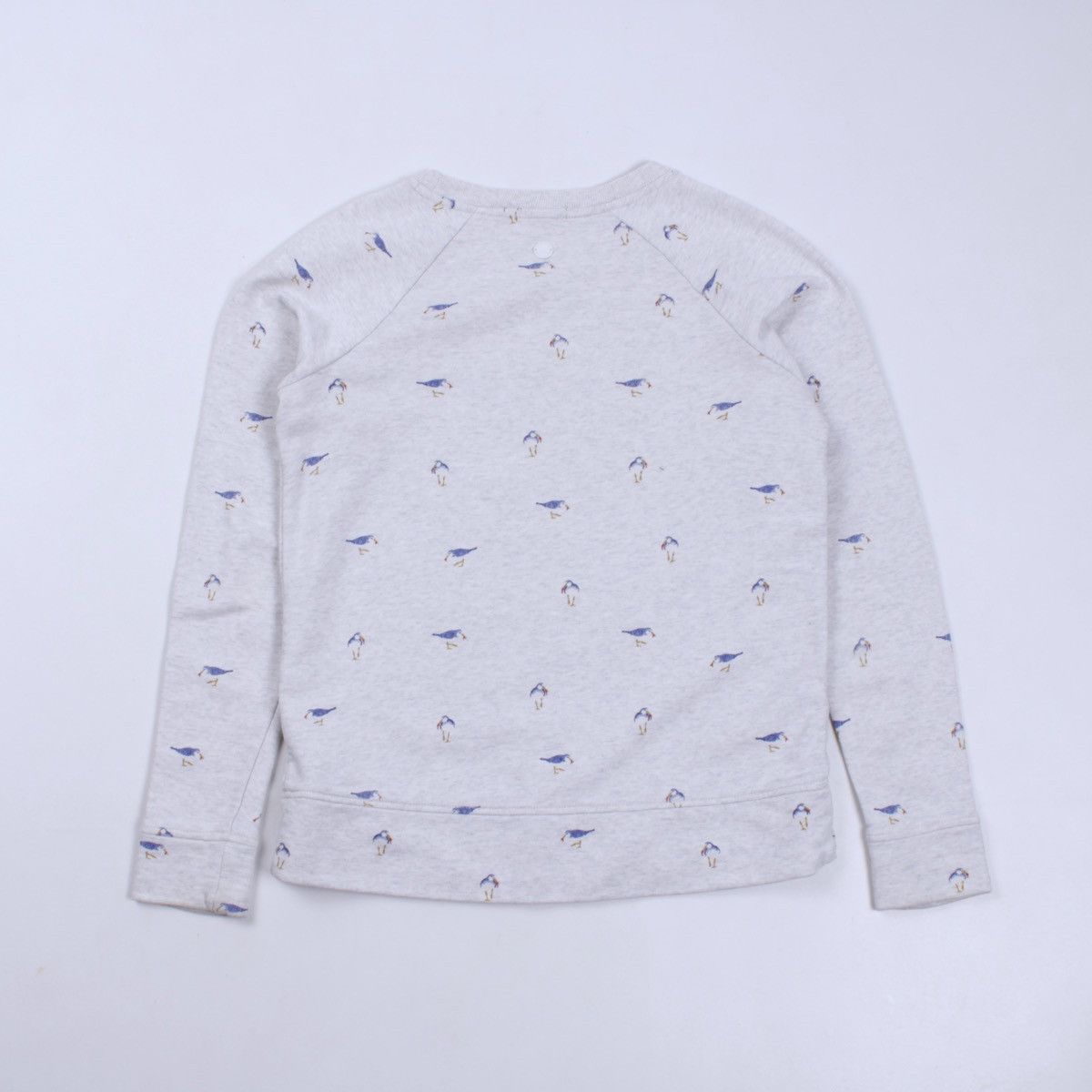 Barbour BARBOUR Langstone Bird Printed Gray Sweatshirt Size S / US 4 / IT 40 - 10 Thumbnail