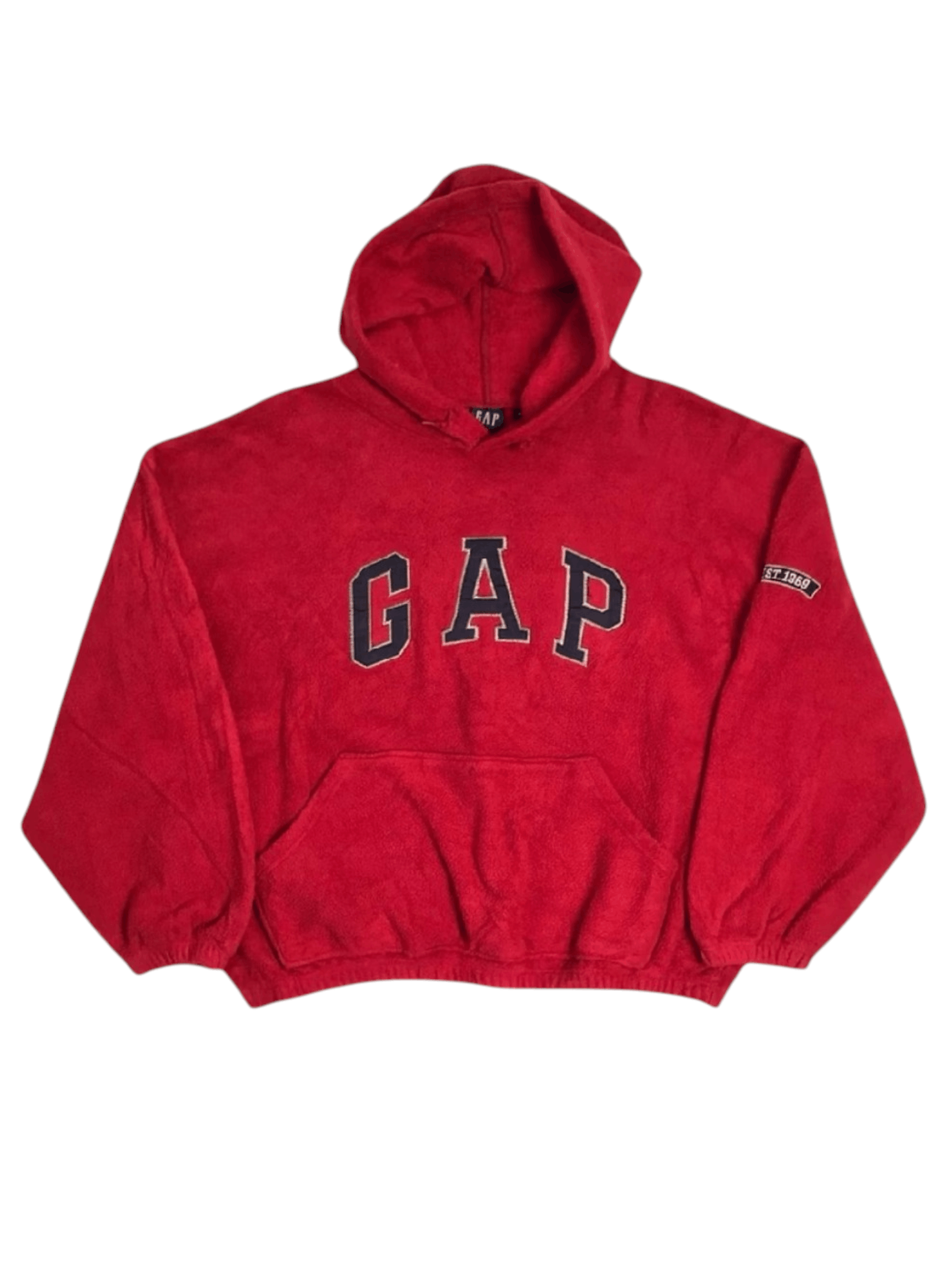 Gap Vintage GAP Fleece Hoodie Pullover Size US M / EU 48-50 / 2 - 1 Thumbnail