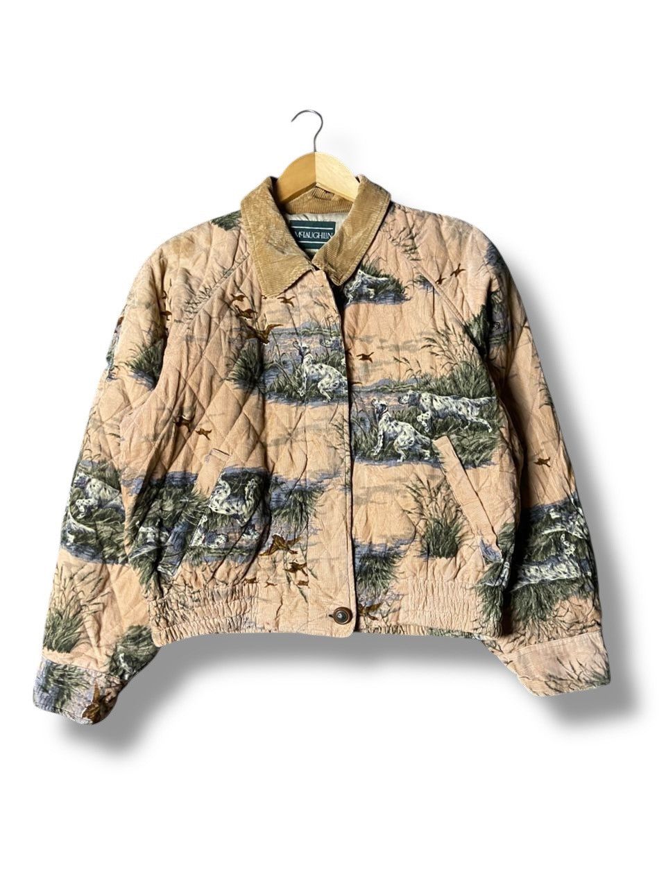 J.McLaughlin Vintage J.Maclaughlin Overprint Quilted Jacket (160) Size US M / EU 48-50 / 2 - 1 Thumbnail