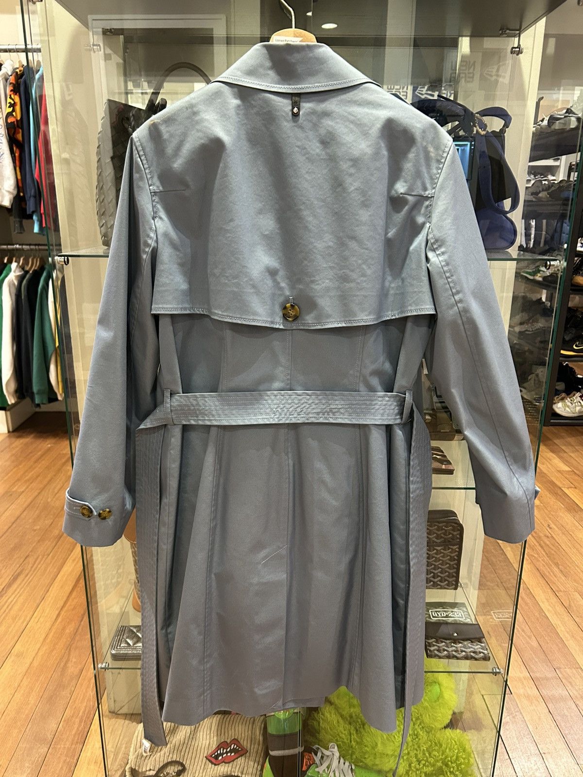 Mackage Mackage Odel Classic Trench Coat - Blue Size US XL / EU 56 / 4 - 2 Thumbnail