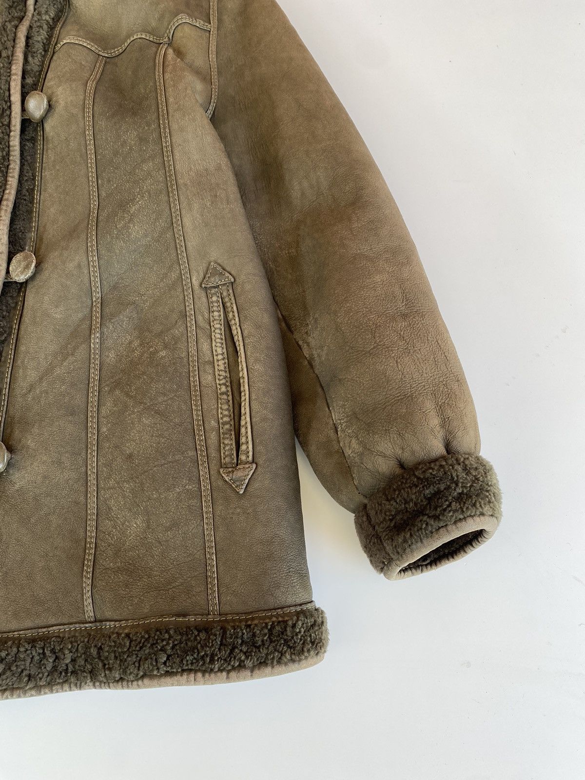 Vintage Vintage Leather Jacket Fur Size US M / EU 48-50 / 2 - 4 Thumbnail
