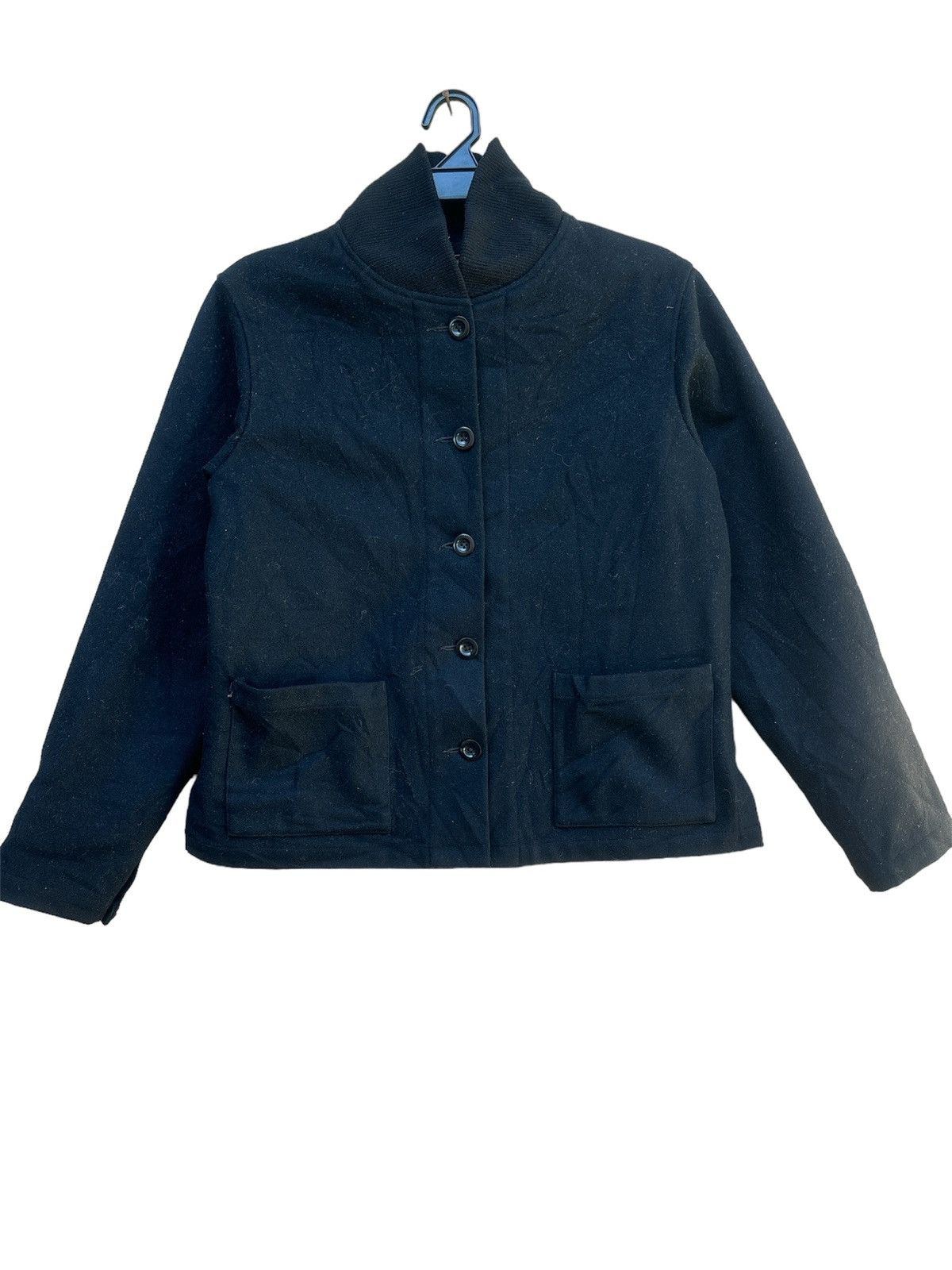 Designer × MHI MHL Crop wool jacket Size XXS / US 00 / IT 34 - 1 Thumbnail