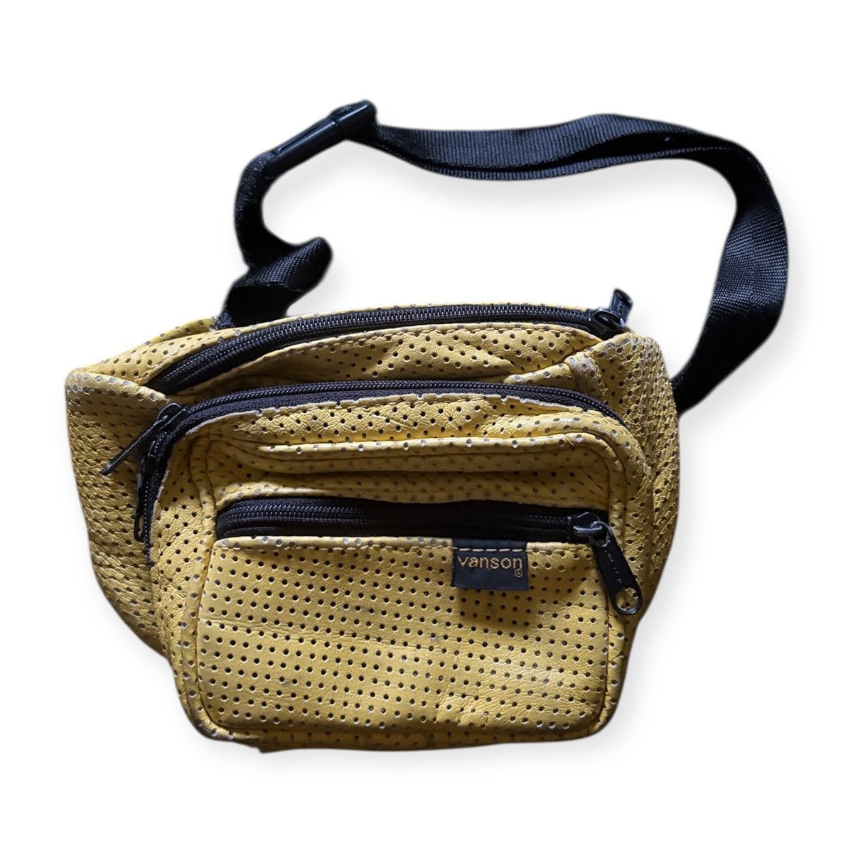 Vanson Leathers ‼️OFFER‼️ Vansons Yellow Fanny Pack Size ONE SIZE - 1 Thumbnail