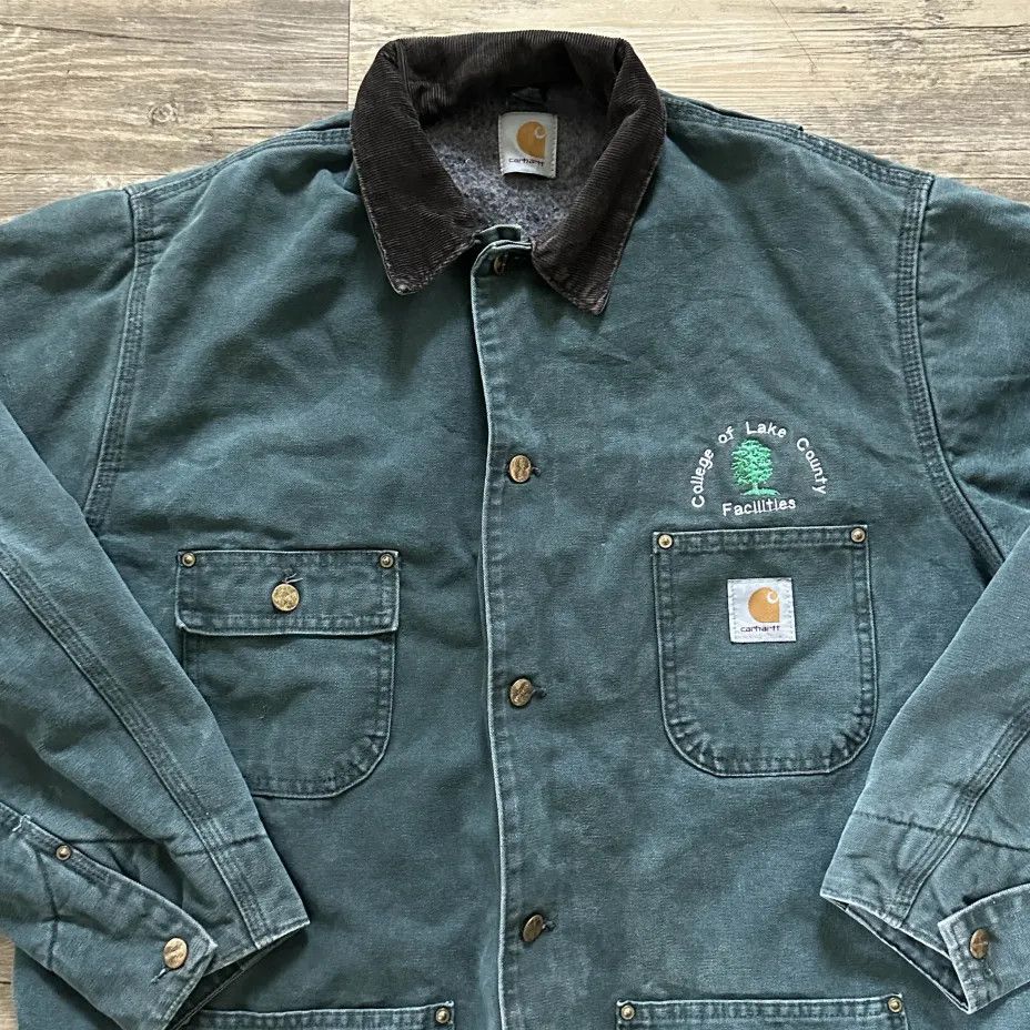 Carhartt Vintage Carhartt C02HTG Chore Barn Blanket Line Coat Size US XL / EU 56 / 4 - 3 Thumbnail