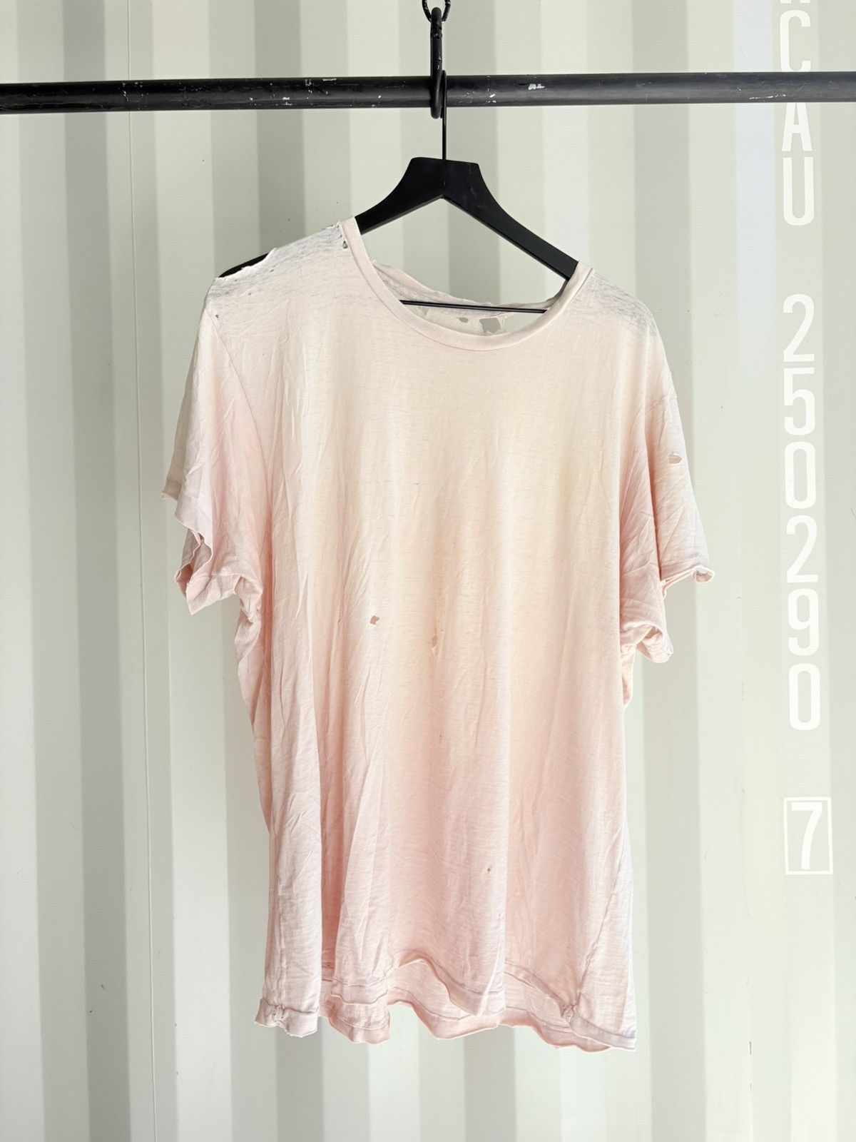 Vintage Thrashed Distressed Faded Shirt Grunge Paper thin BAND Size US XXL / EU 58 / 5 - 1 Thumbnail