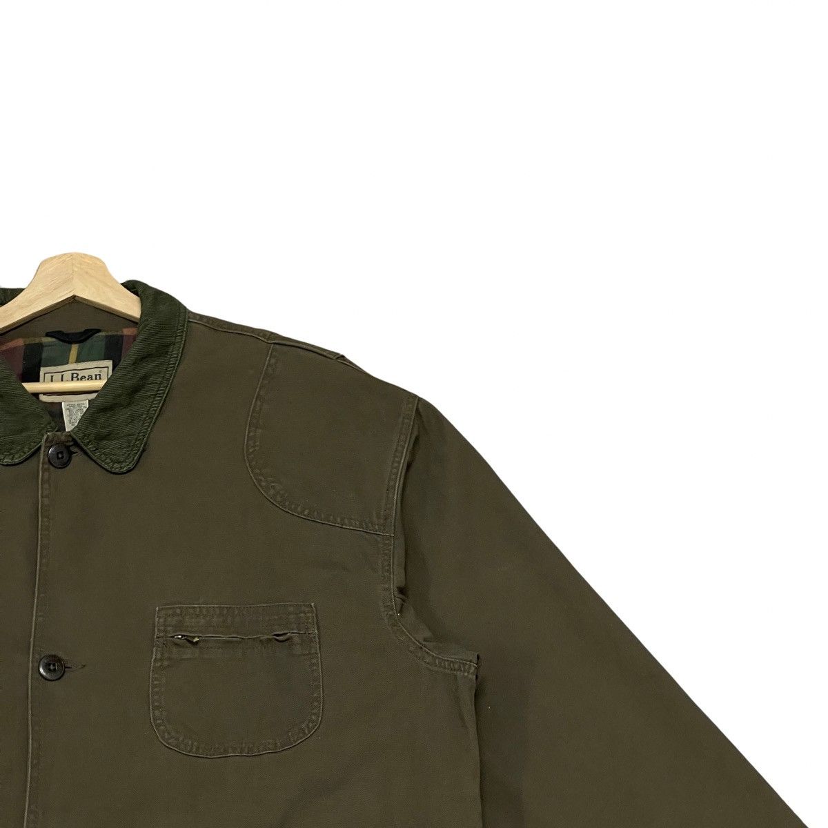 L.L. Bean Vintage L.L. Bean Green Duck Worker Chore Hunting Jacket Size US XXL / EU 58 / 5 - 3 Thumbnail