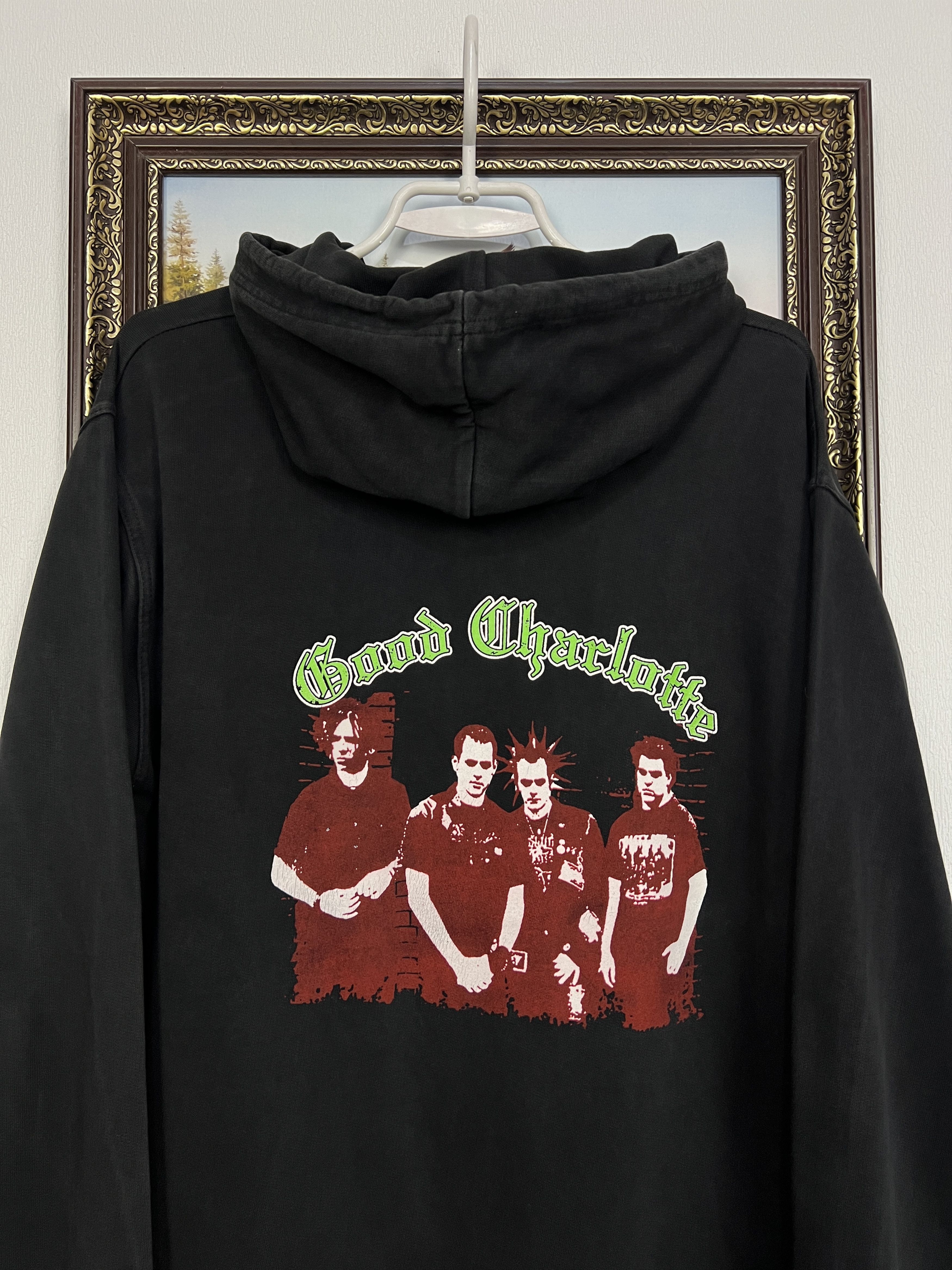 Vintage Vintage Good Charlotte Band Tour Hoodie Jacket Rare Hype Size US M / EU 48-50 / 2 - 2 Thumbnail