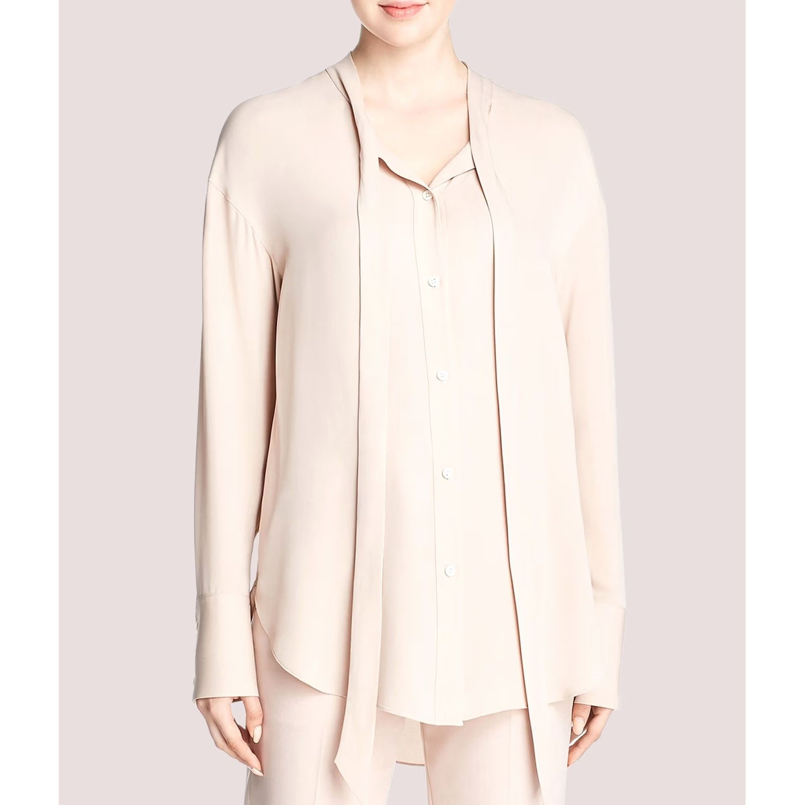 Theory Theory Womens Weekender Blouse pink XS Size XS / US 0-2 / IT 36-38 - 1 Thumbnail