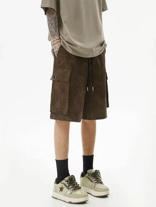 VIBE Summer cargo shorts retro tie dyed Size US 29 - 7 Thumbnail
