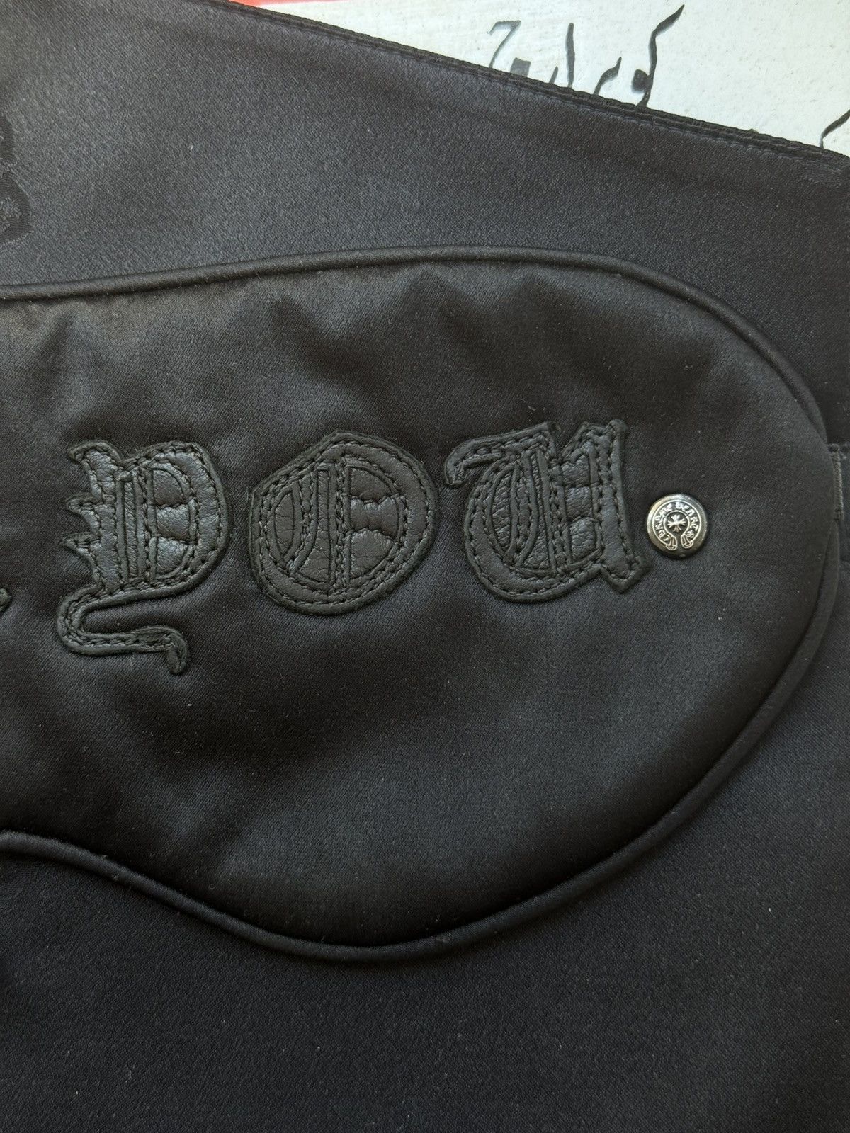 Chrome Hearts 🚭GRAIL🚭EARLY 2000s "FUCK YOU" SILK SLEEPING MASK w/ CASE Size ONE SIZE - 7 Thumbnail