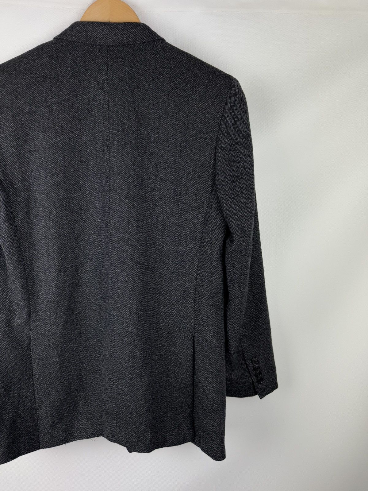 Canali Canali men’s herringbone wool tweed blazer jacket sportcoat Size 42R - 12 Thumbnail