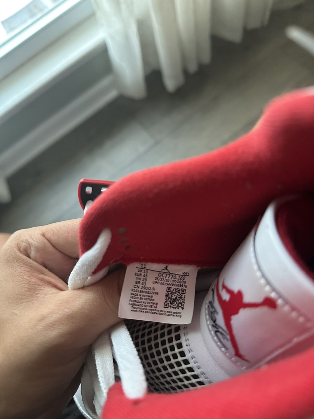 Jordan Brand Jordan Fire Red 4’s Size US 11 / EU 44 - 9 Thumbnail