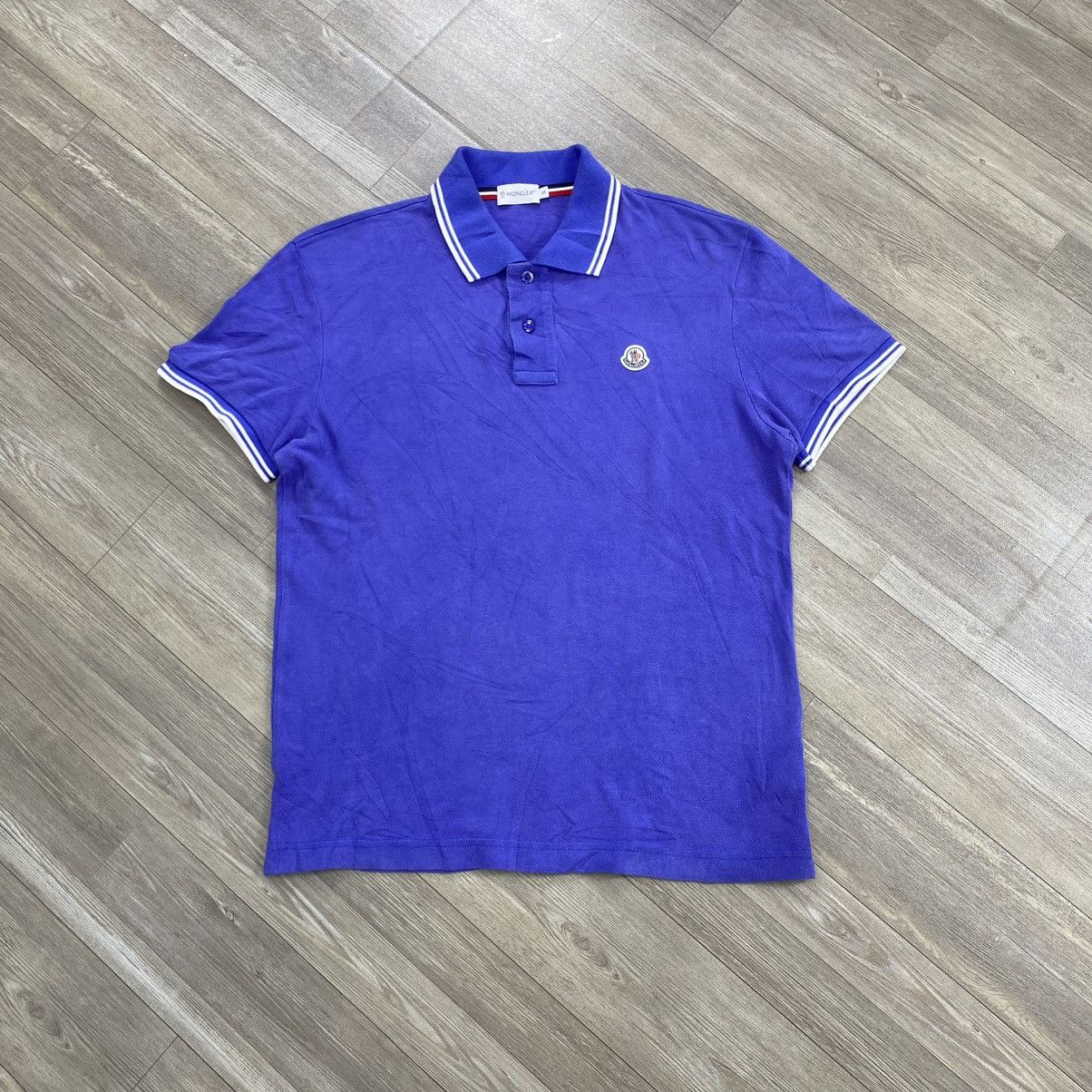 Moncler Vintage Moncler Maglia Manica Corta Polo Shirt Luxury Size US S / EU 44-46 / 1 - 1 Thumbnail