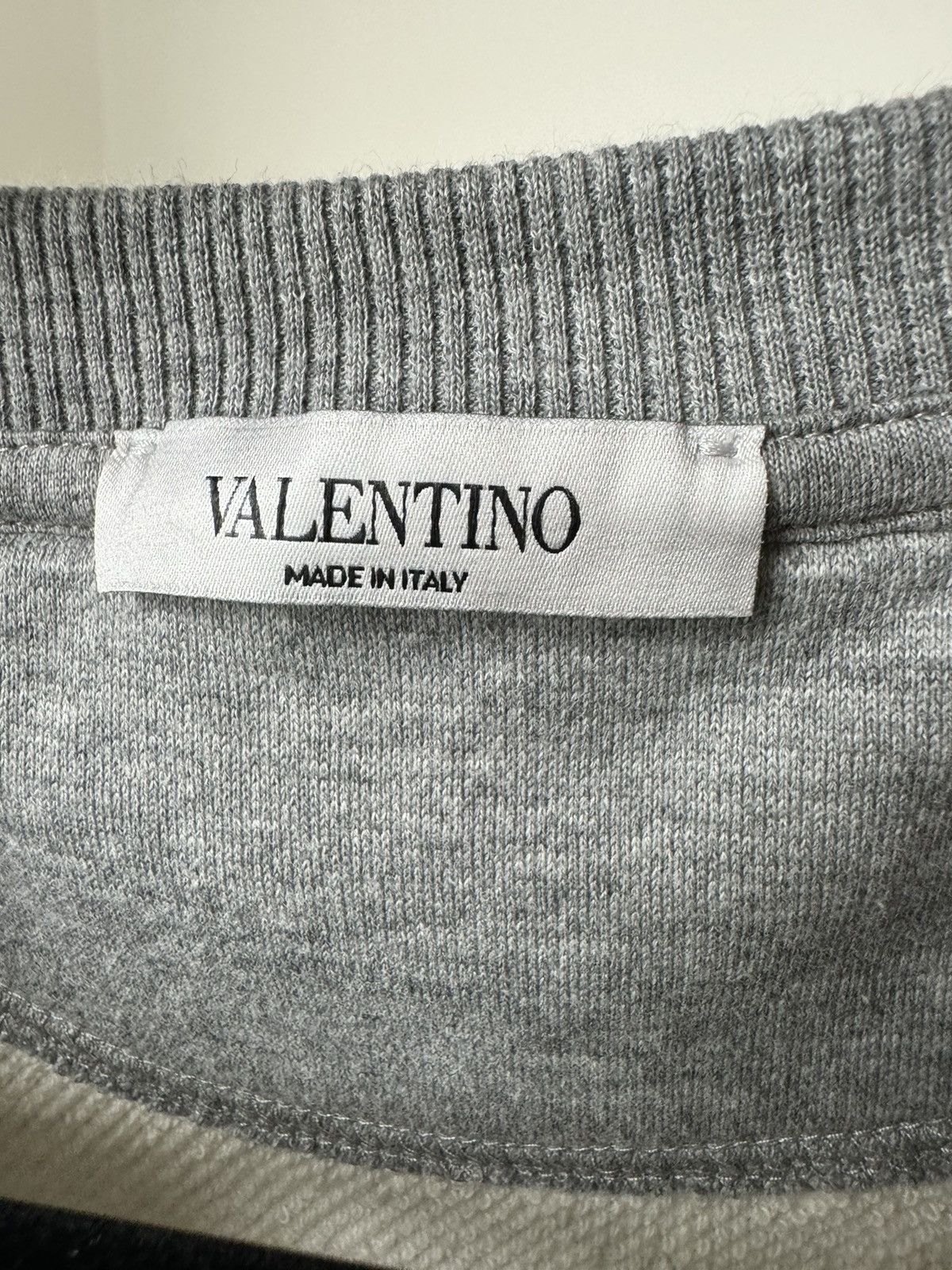Valentino VALENTINO Logo-print loopback jersey sweatshirt Size US L / EU 52-54 / 3 - 3 Thumbnail