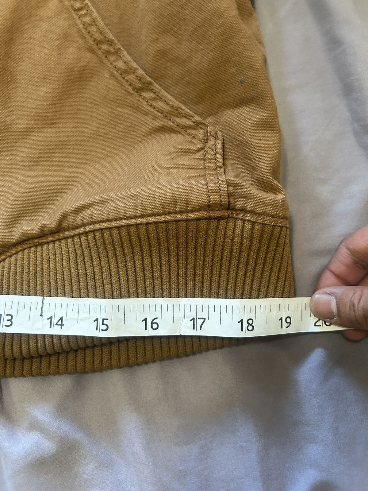 Carhartt Carhartt Bomber Jacket Medium (Unisex) Brown Duck Canvas Size US M / EU 48-50 / 2 - 8 Thumbnail