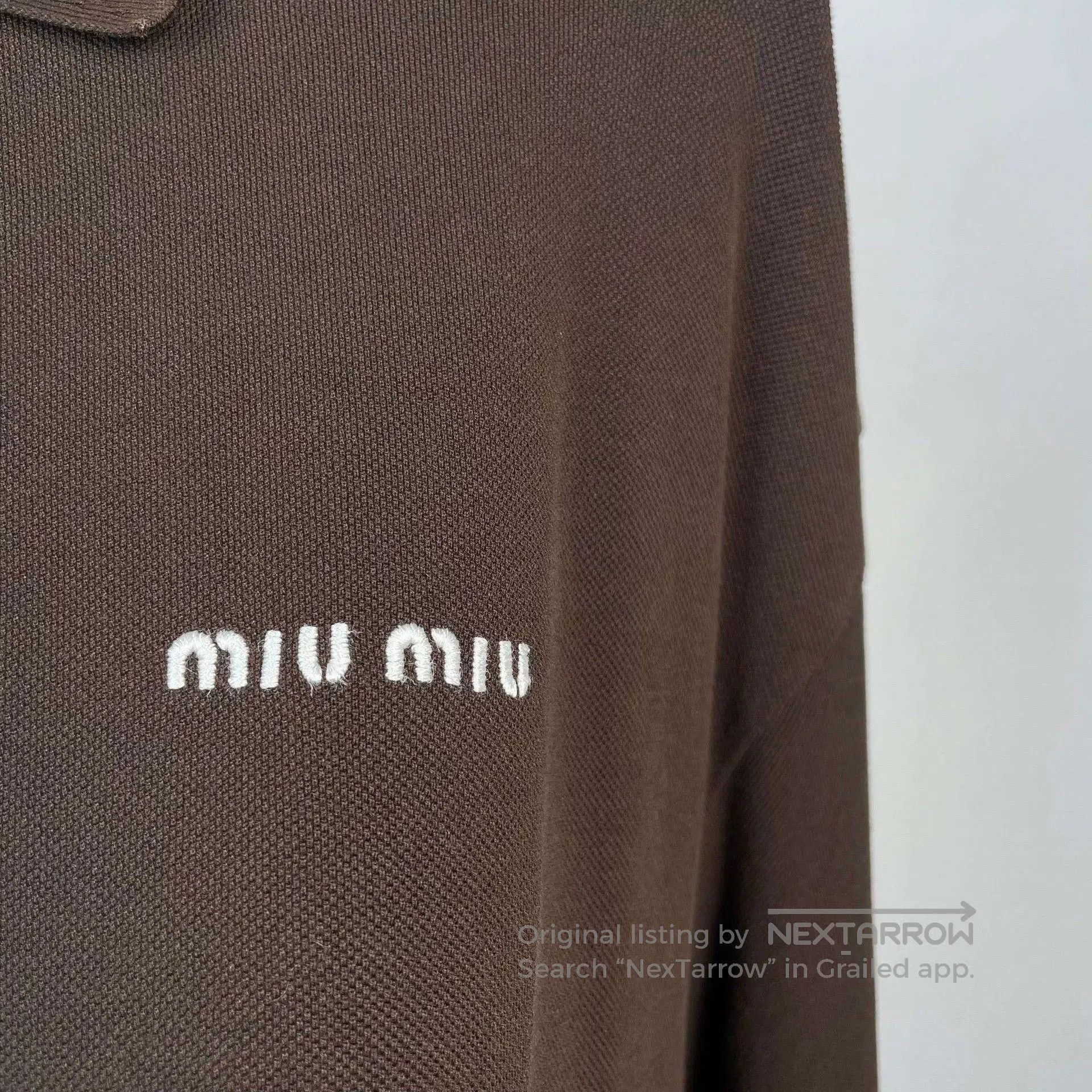 Miu Miu Miumiu Dark Brown Fake Two. Size S / US 4 / IT 40 - 5 Thumbnail